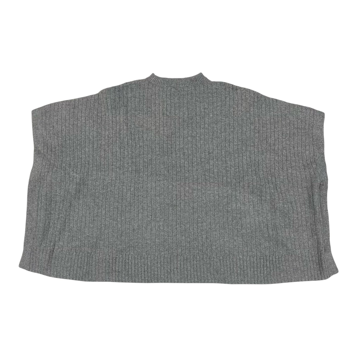 Poncho By Simply Vera In Grey, Size:Osfm