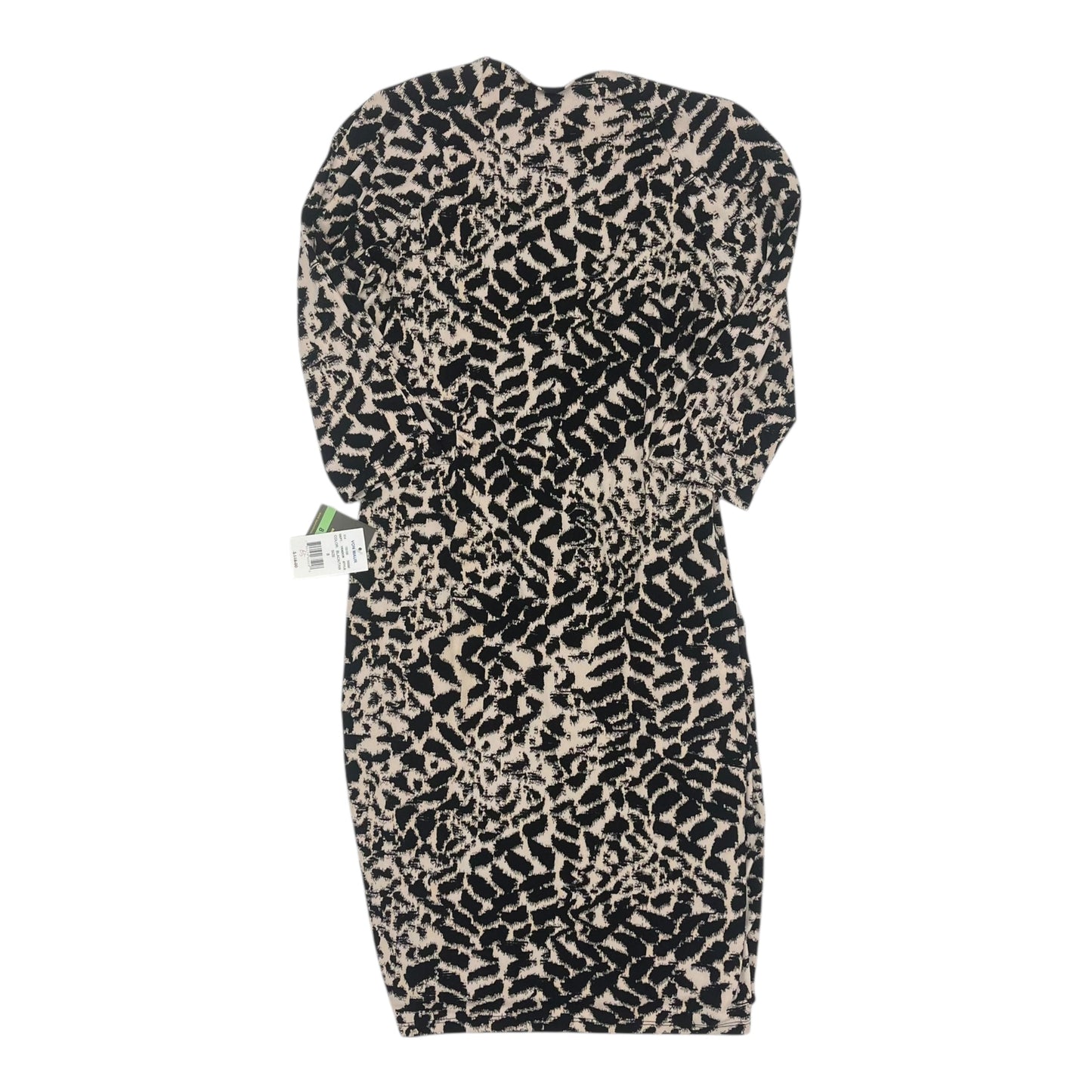 Dress Work By Taylor In Black & Cream, Size:8