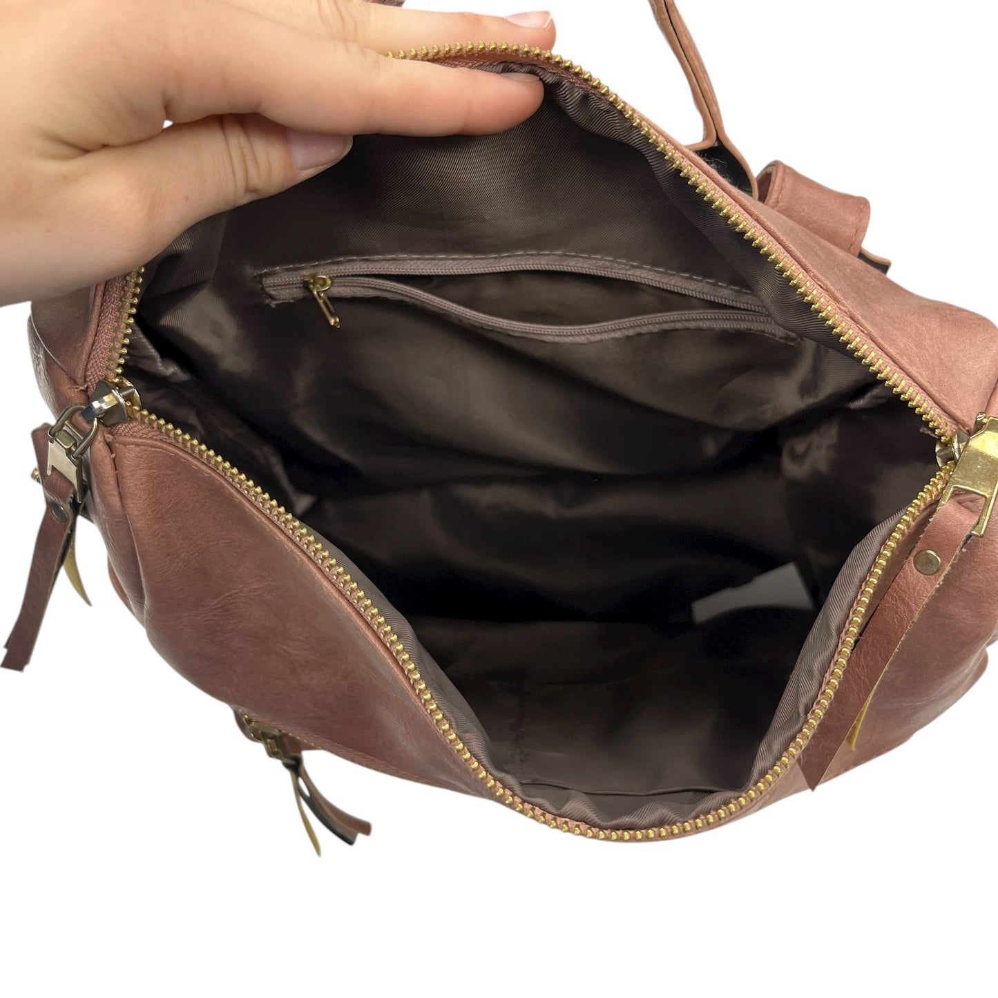 Backpack By Clothes Mentor In Mauve, Size:Medium