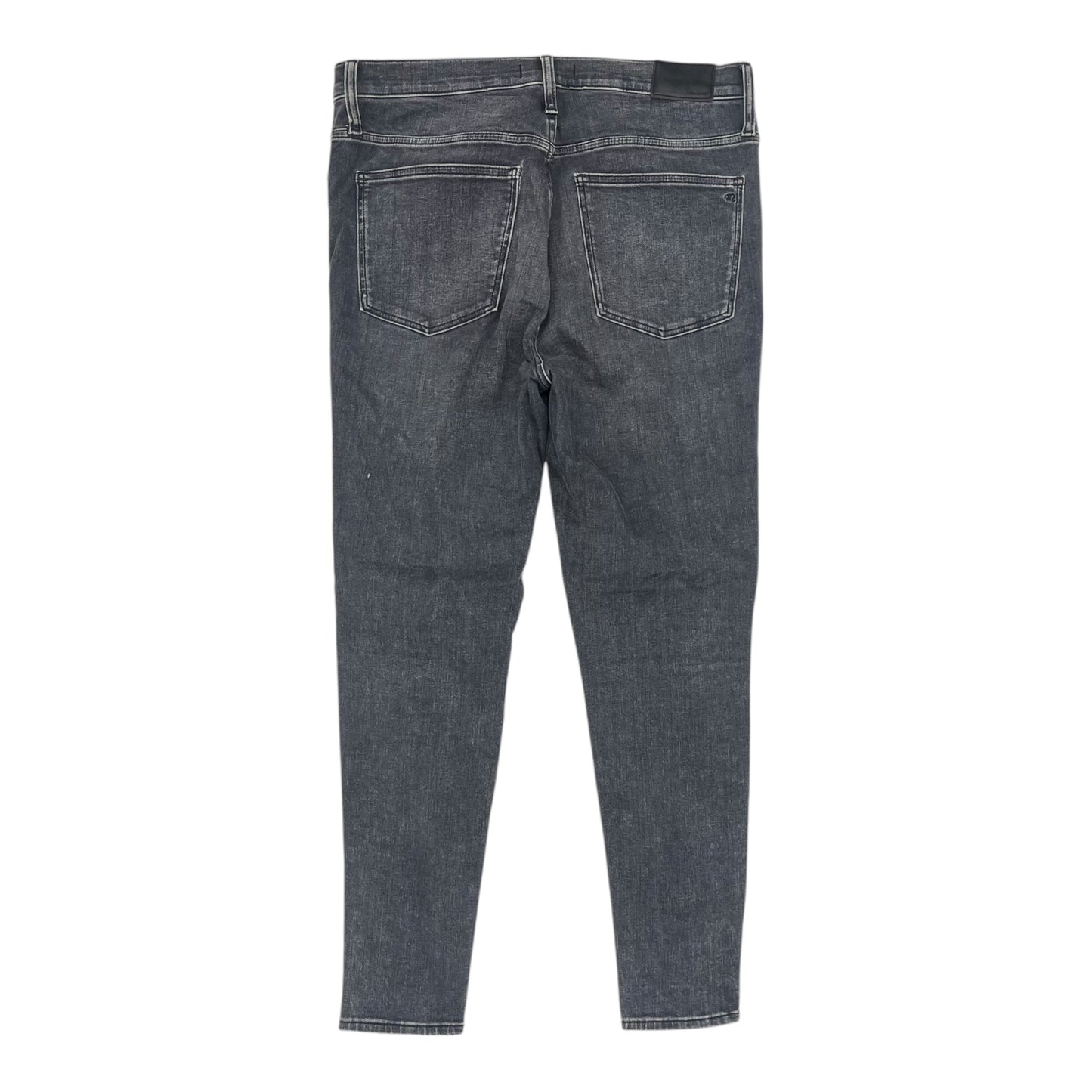 Jeans Skinny By Madewell In Black Denim, Size:12