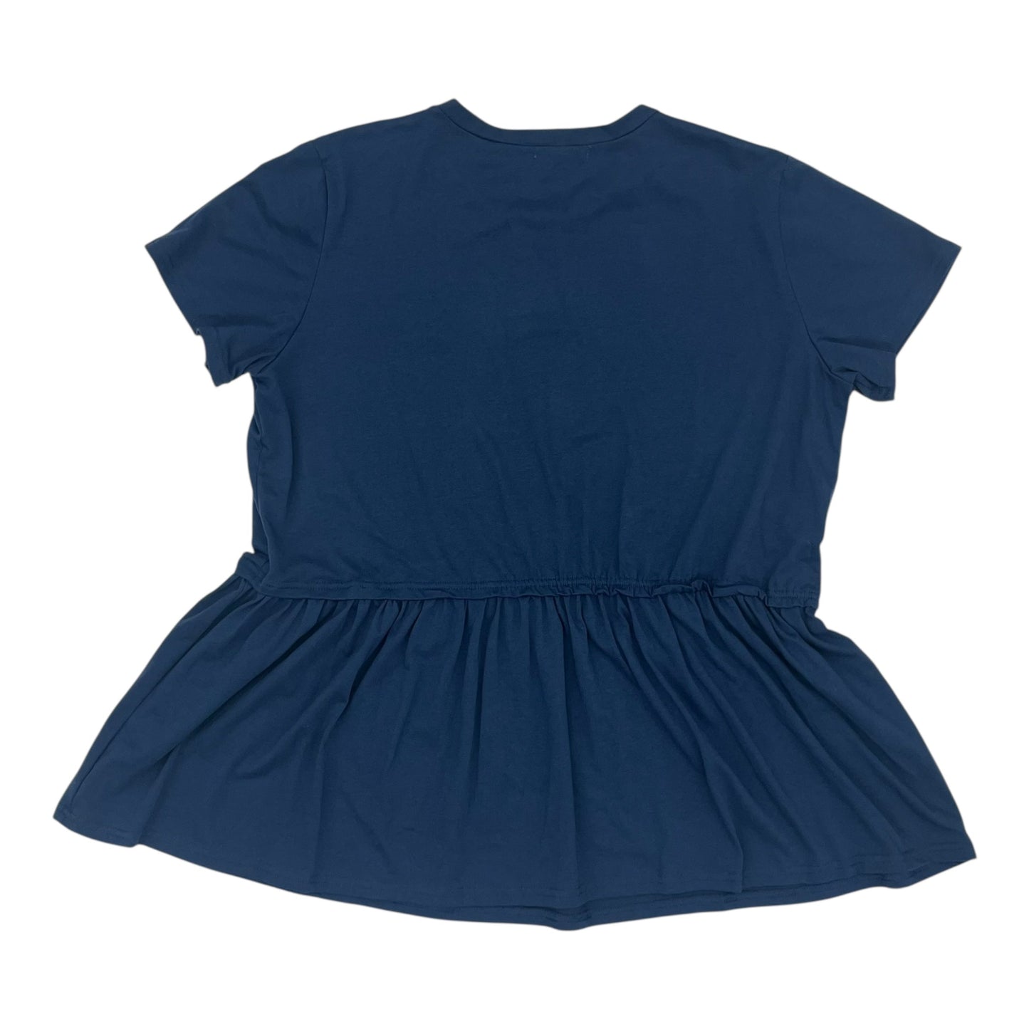 Top Ss By Clothes Mentor In Blue, Size:Xxl