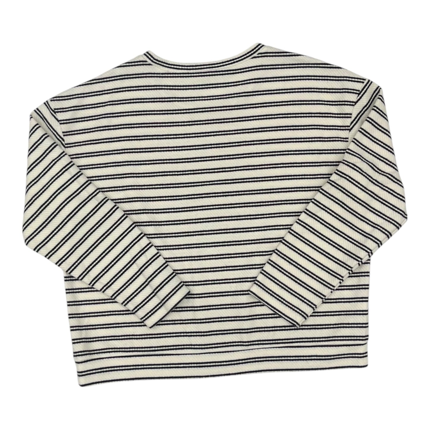 Top Ls By Loft In Black & Cream, Size:Xl