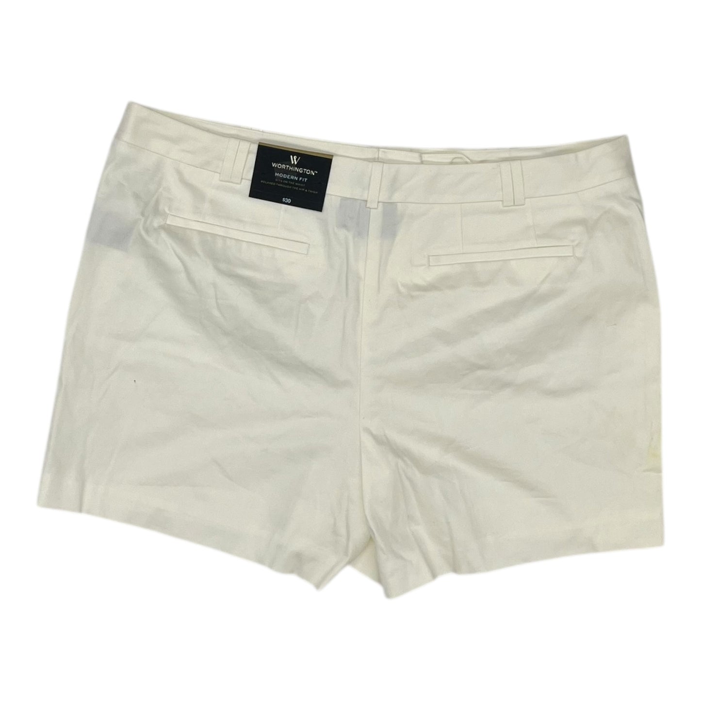 Shorts By Worthington In Cream, Size:16