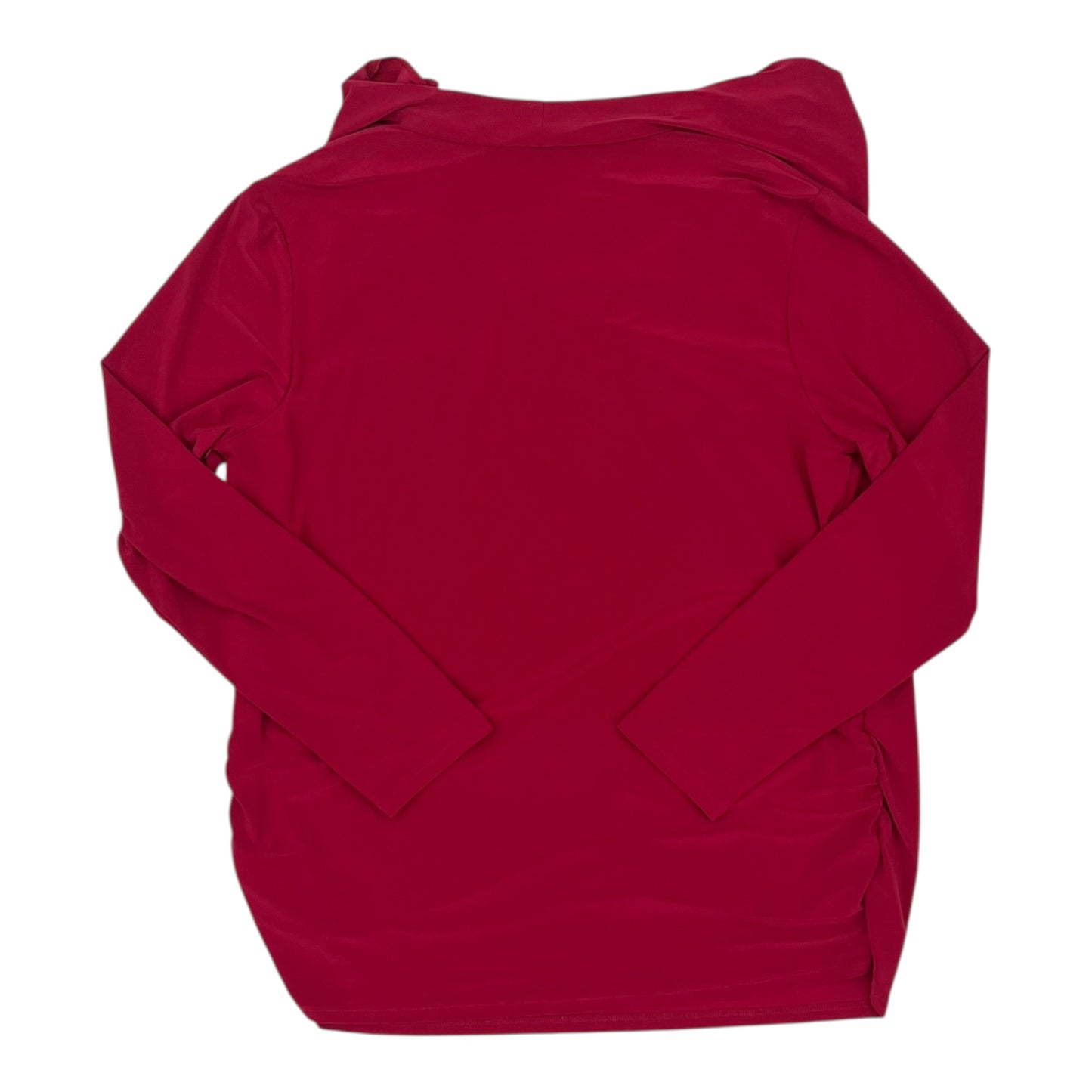 Blouse Ls By Coldwater Creek In Red, Size:Xl