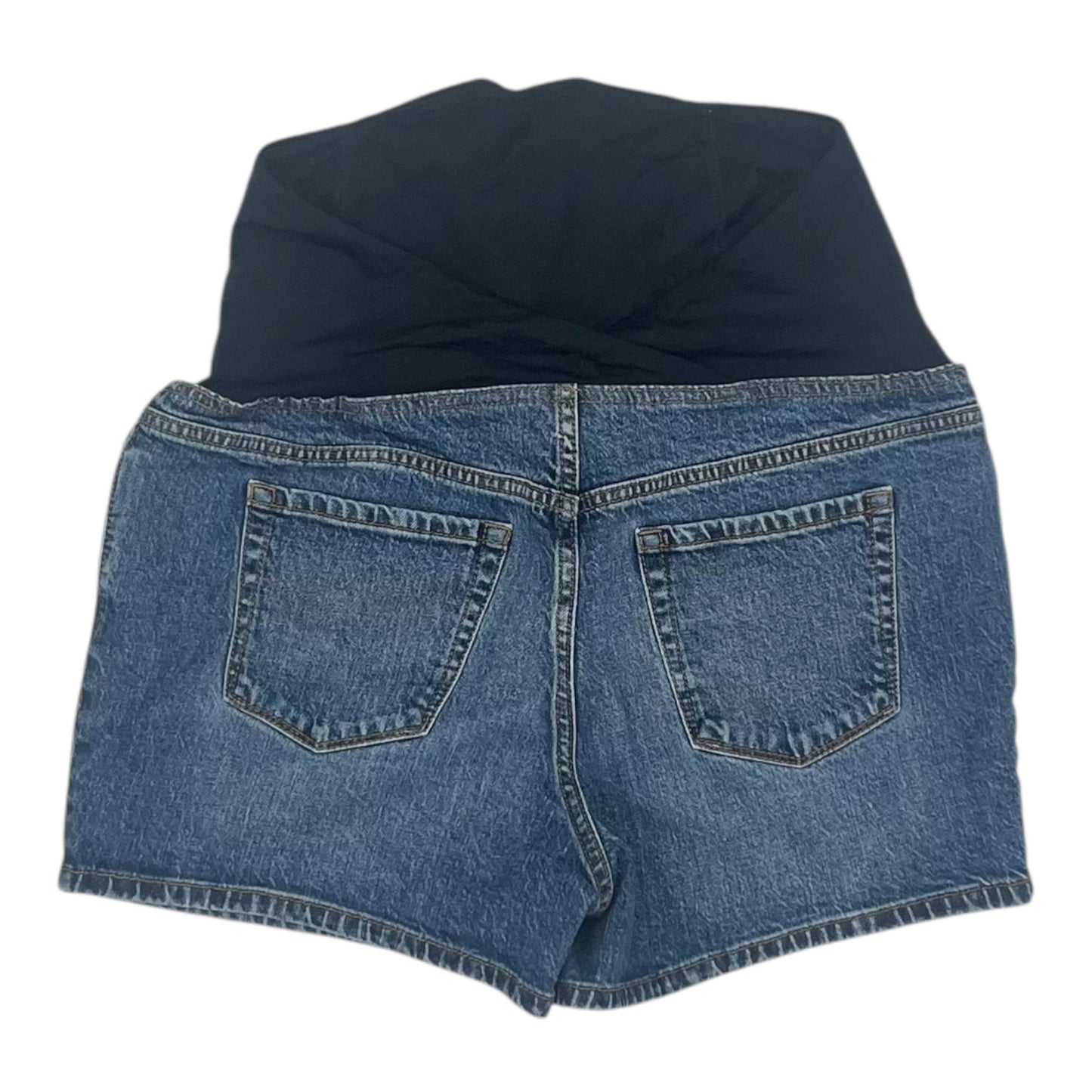 Mat Shorts By Isabel Maternity In Blue Denim, Size:8