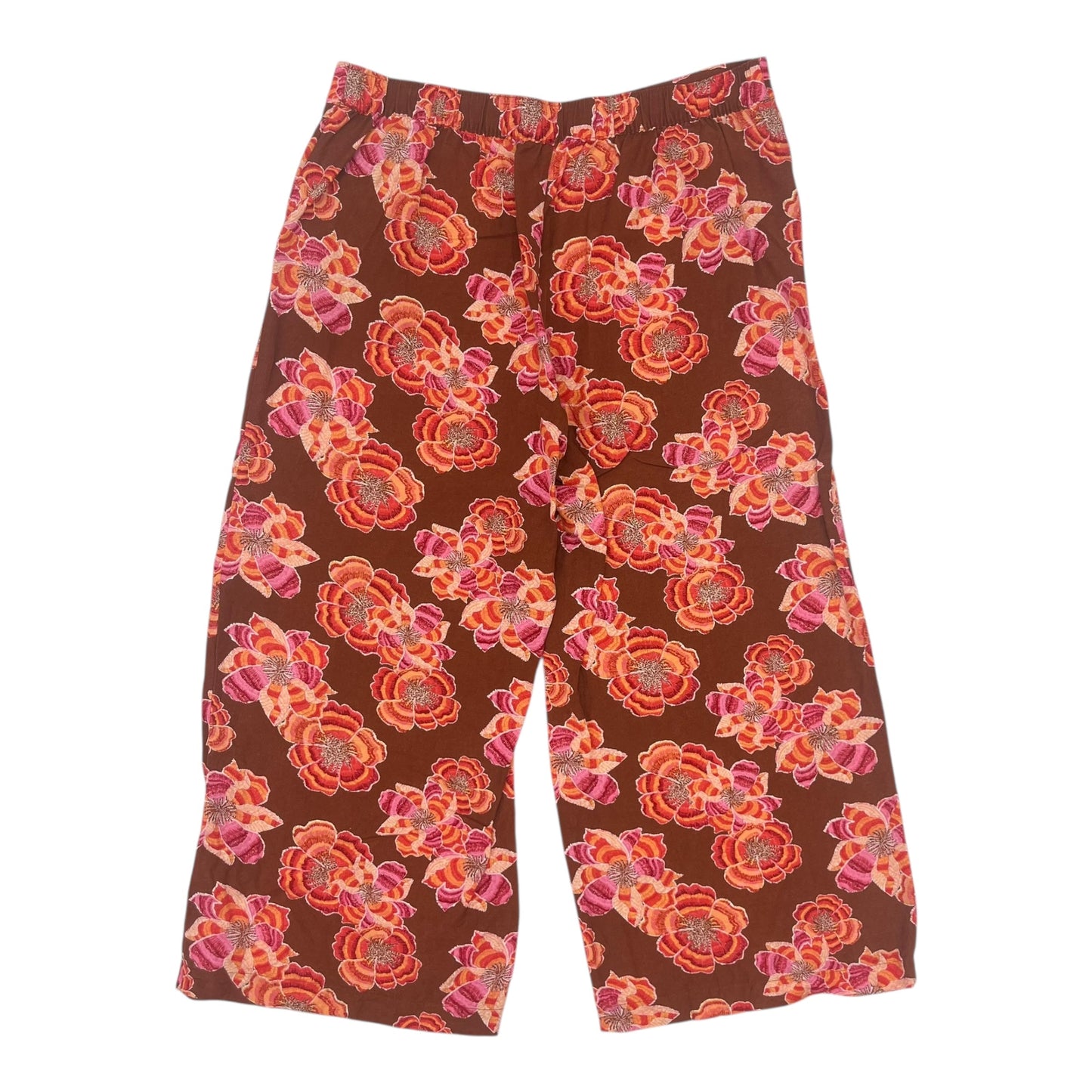 Pants Wide Leg By Loft In Orange, Size:Xl