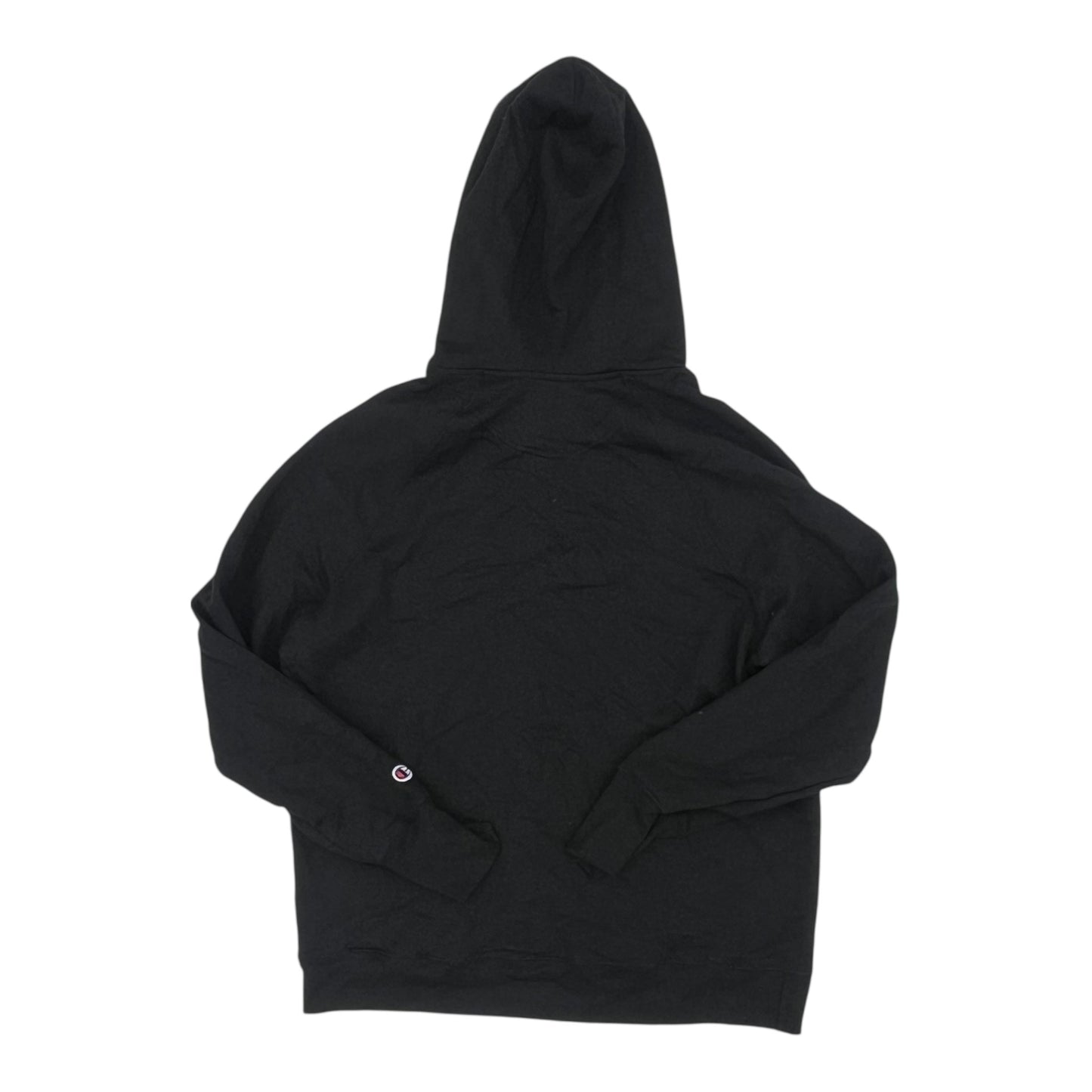 Athletic Sweatshirt Hoodie By Champion In Black, Size:L