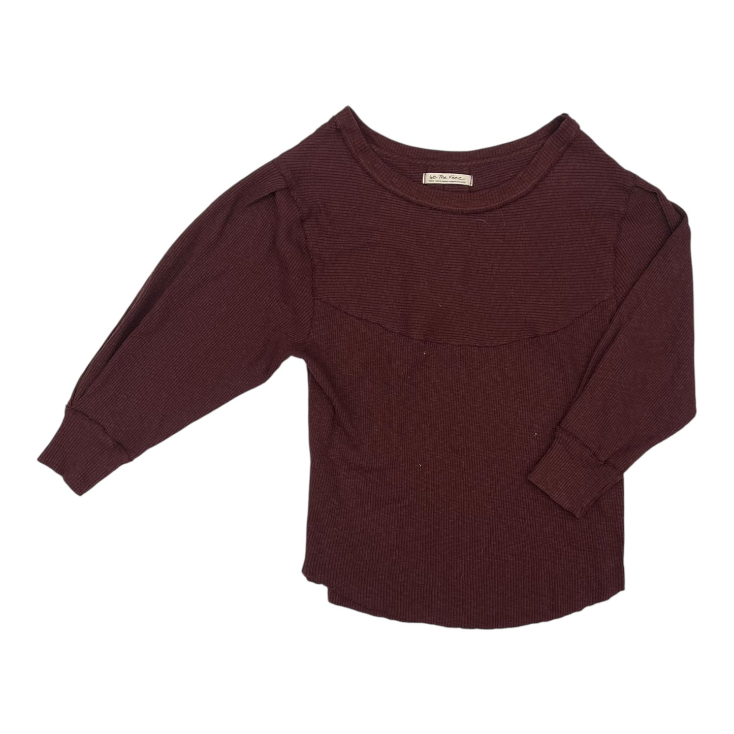 Top Ls By We The Free In Maroon, Size:S