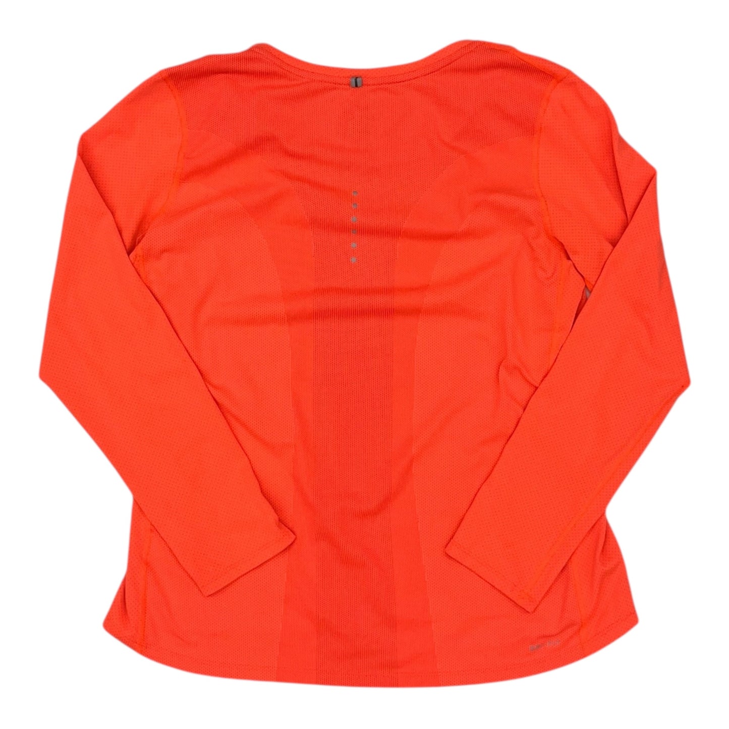 Athletic Top Ls Crewneck By Nike Apparel In Orange, Size:L