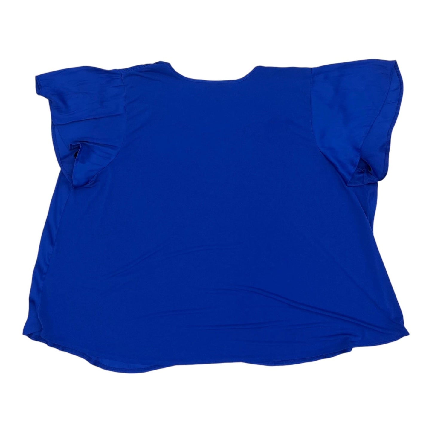 BLOUSE SS by LANE BRYANT In BLUE, Size: 4X