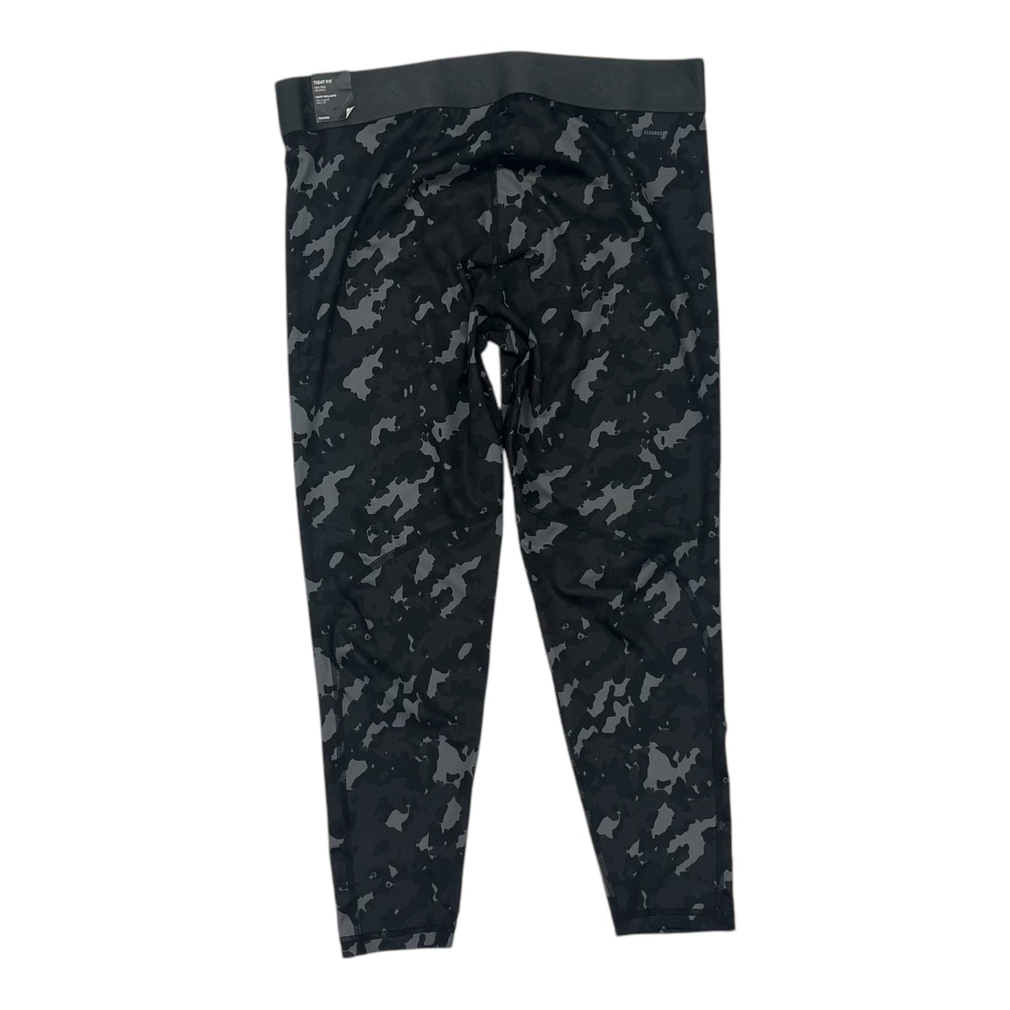 Athletic Capris By Adidas In Black & Grey, Size:Xl