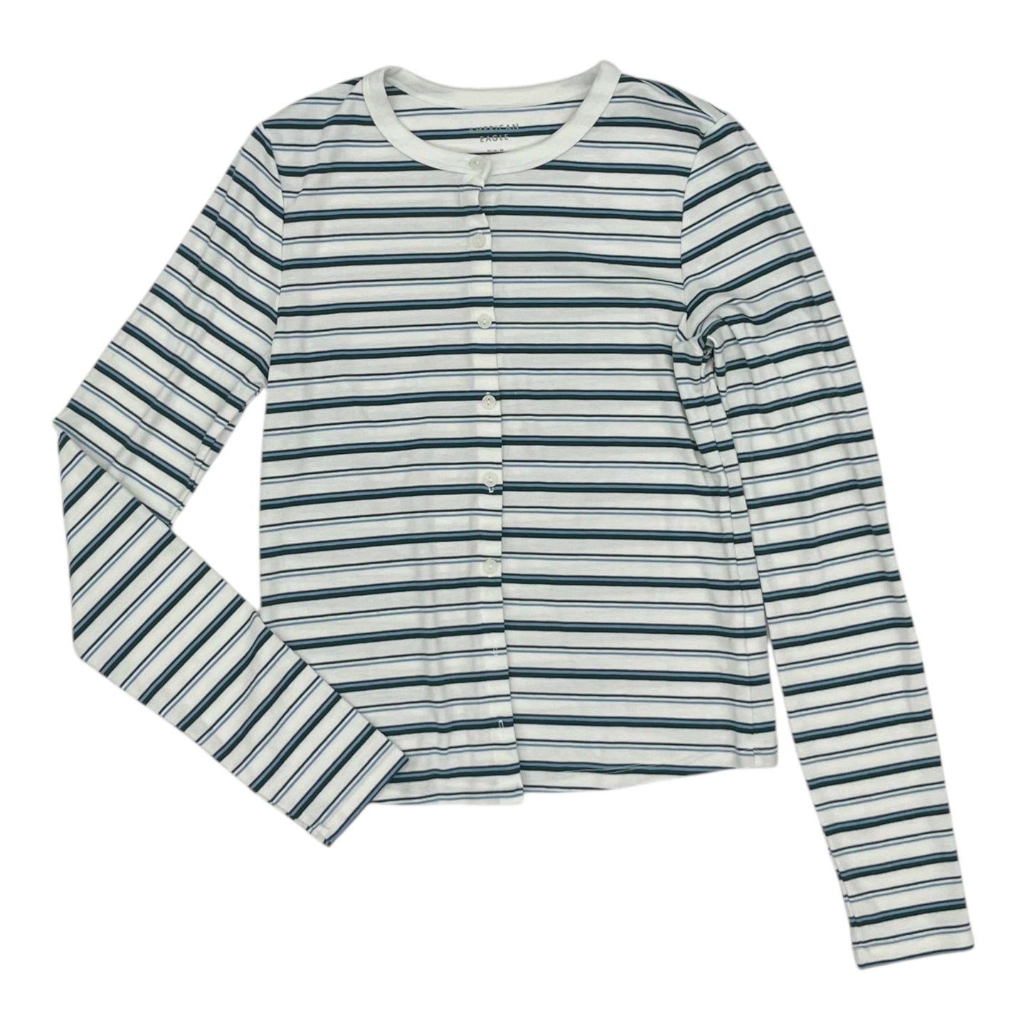 Cardigan By American Eagle In Striped Pattern, Size:M
