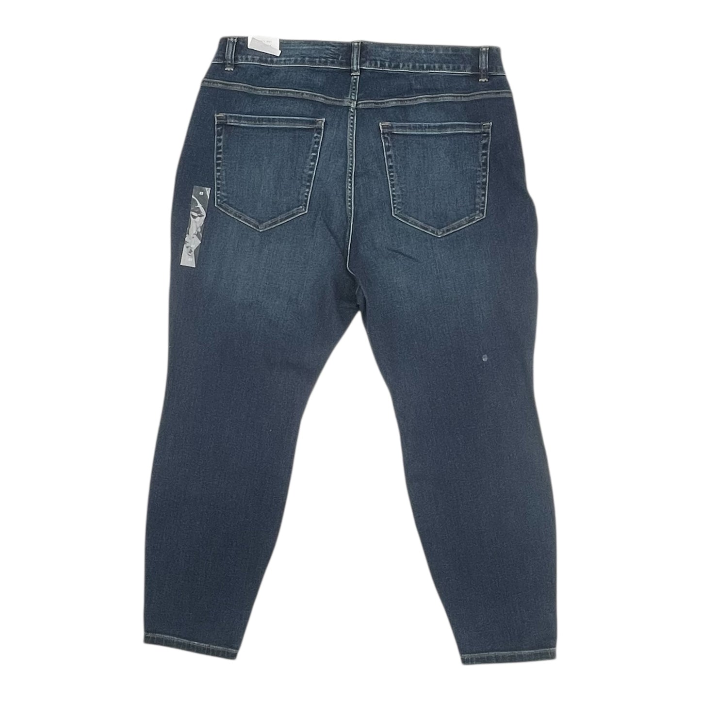 Jeans Skinny By Lane Bryant In Blue Denim, Size:22