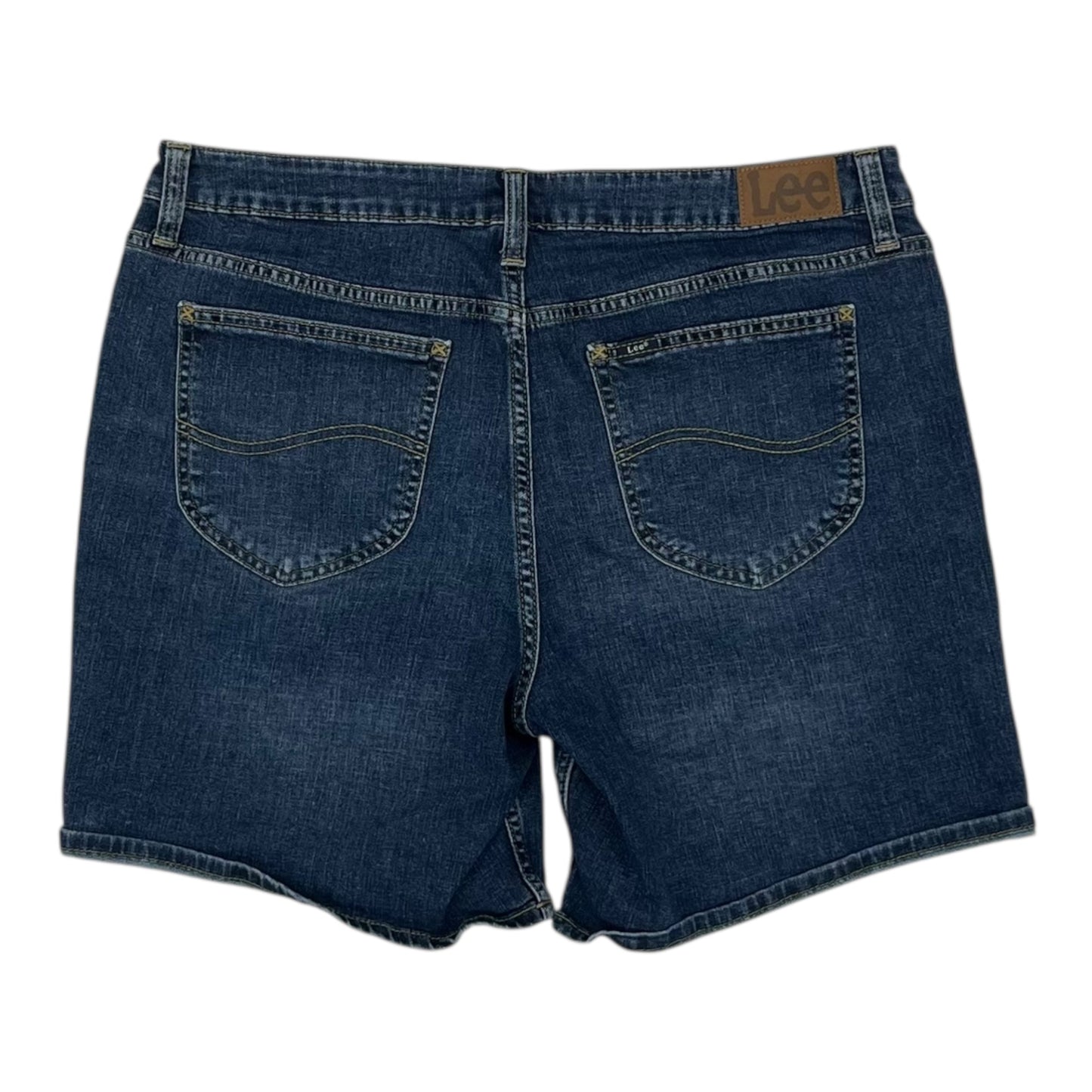 Shorts By Lee In Blue Denim, Size:16