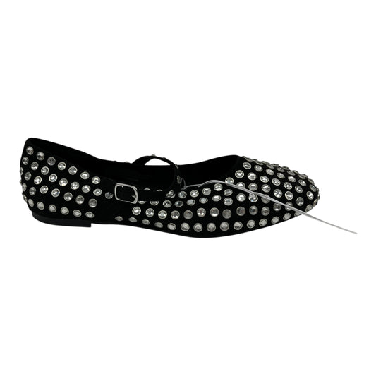 Shoes Flats By A New Day In Black & Silver, Size:8.5