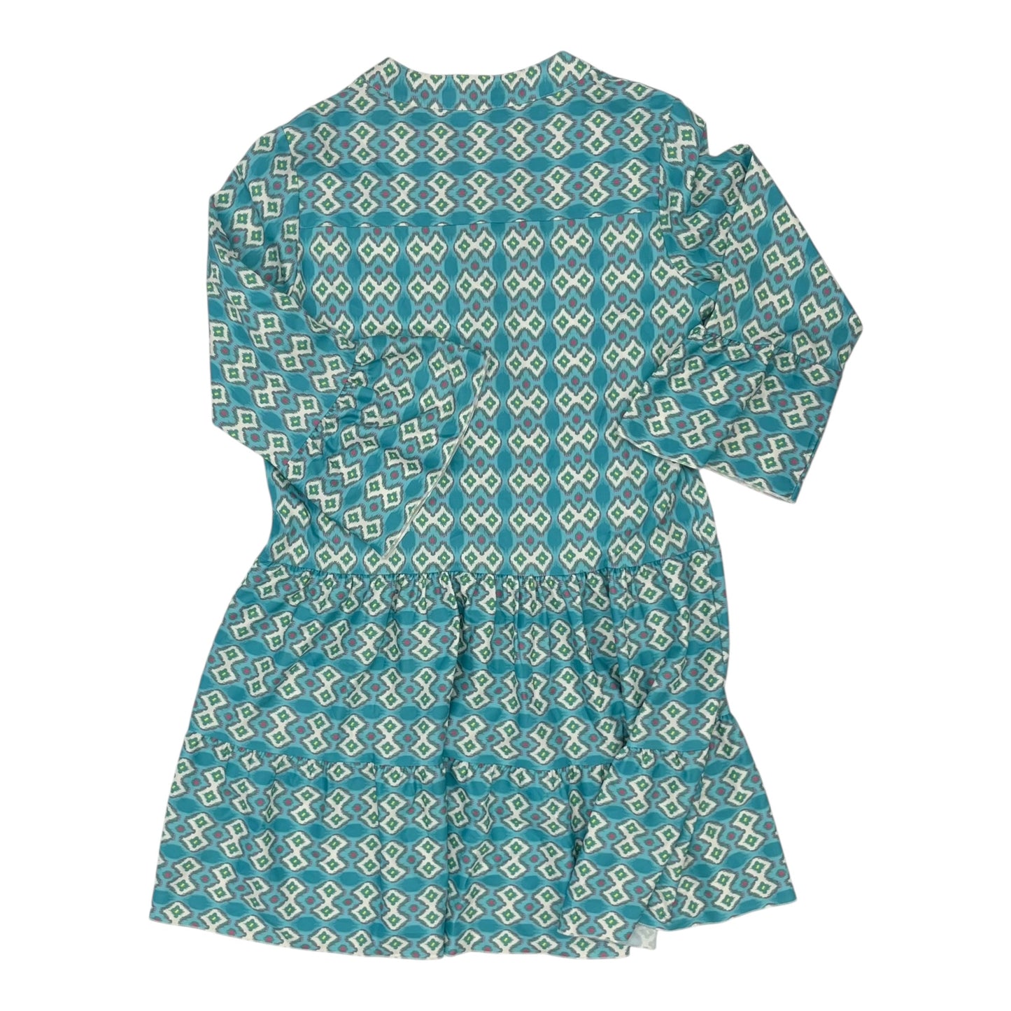 DRESS CASUAL SHORT by CLOTHES MENTOR In BLUE & GREEN, Size: S