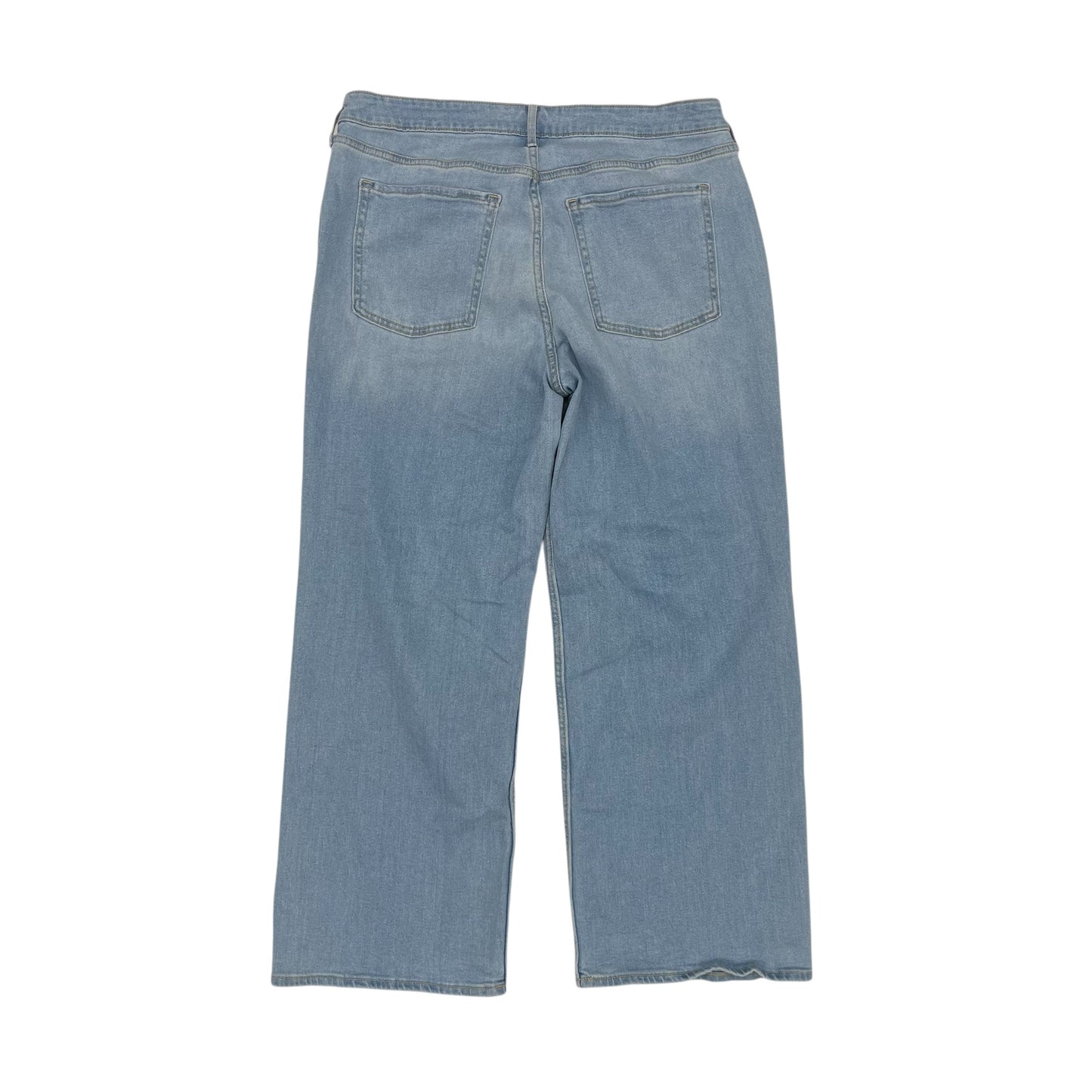 Jeans Wide Leg By Old Navy In Blue Denim, Size:16