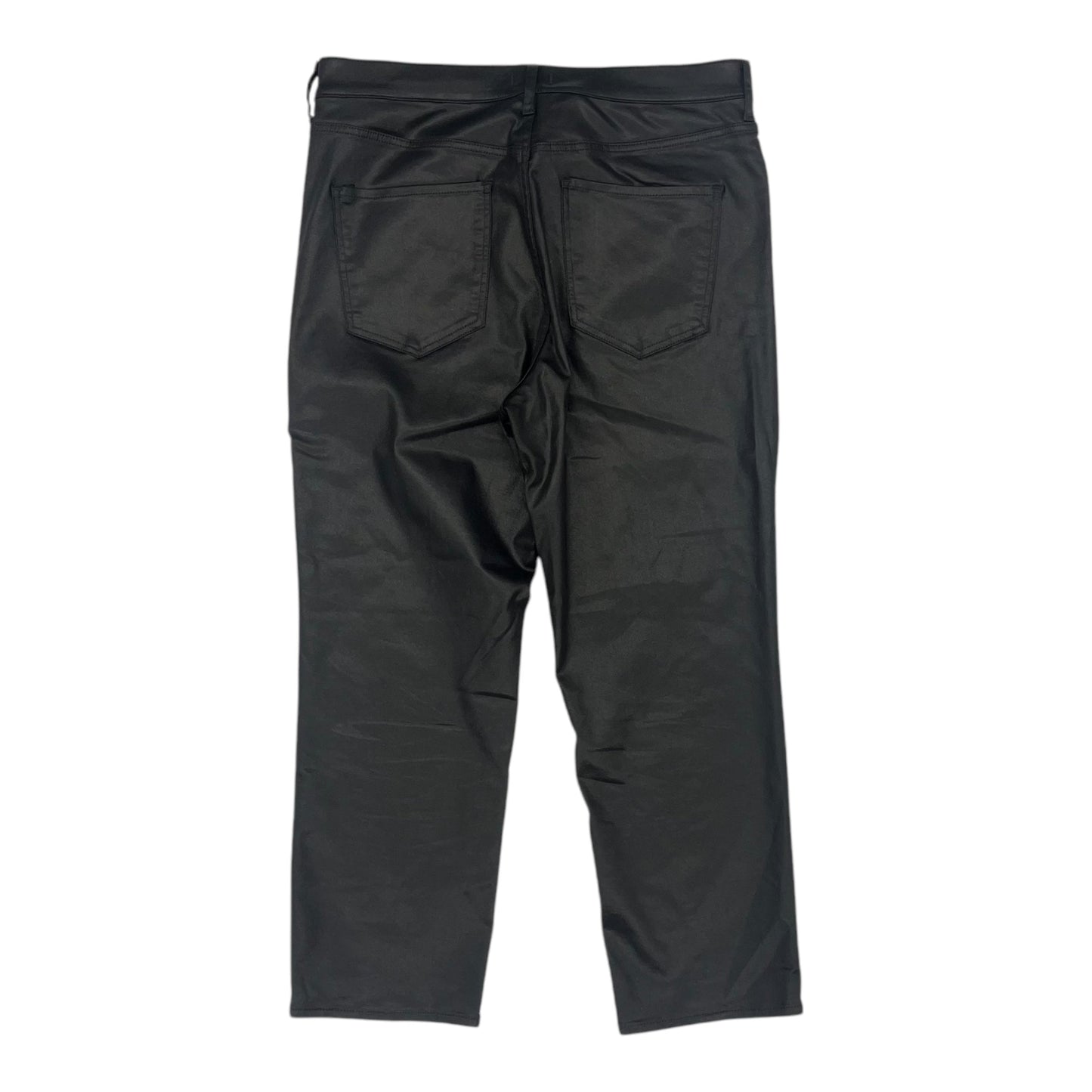 Jeans Straight By Express In Black Denim, Size:14