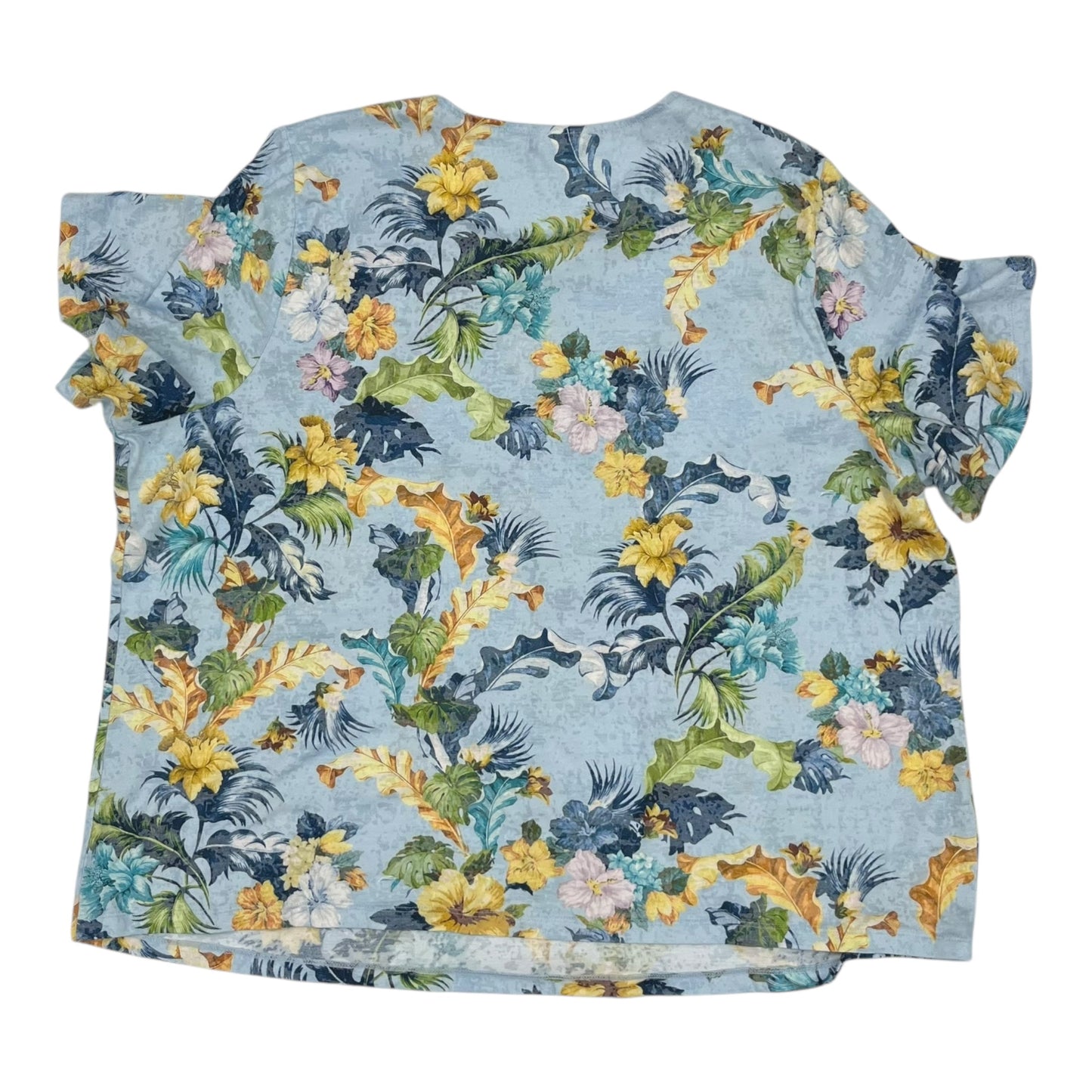 Top Ss By Cj Banks In Blue, Size:3X