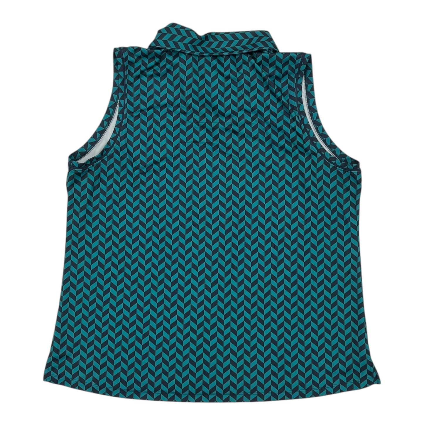 Athletic Tank Top By Lady Hagen In Blue & Green, Size:Xxl