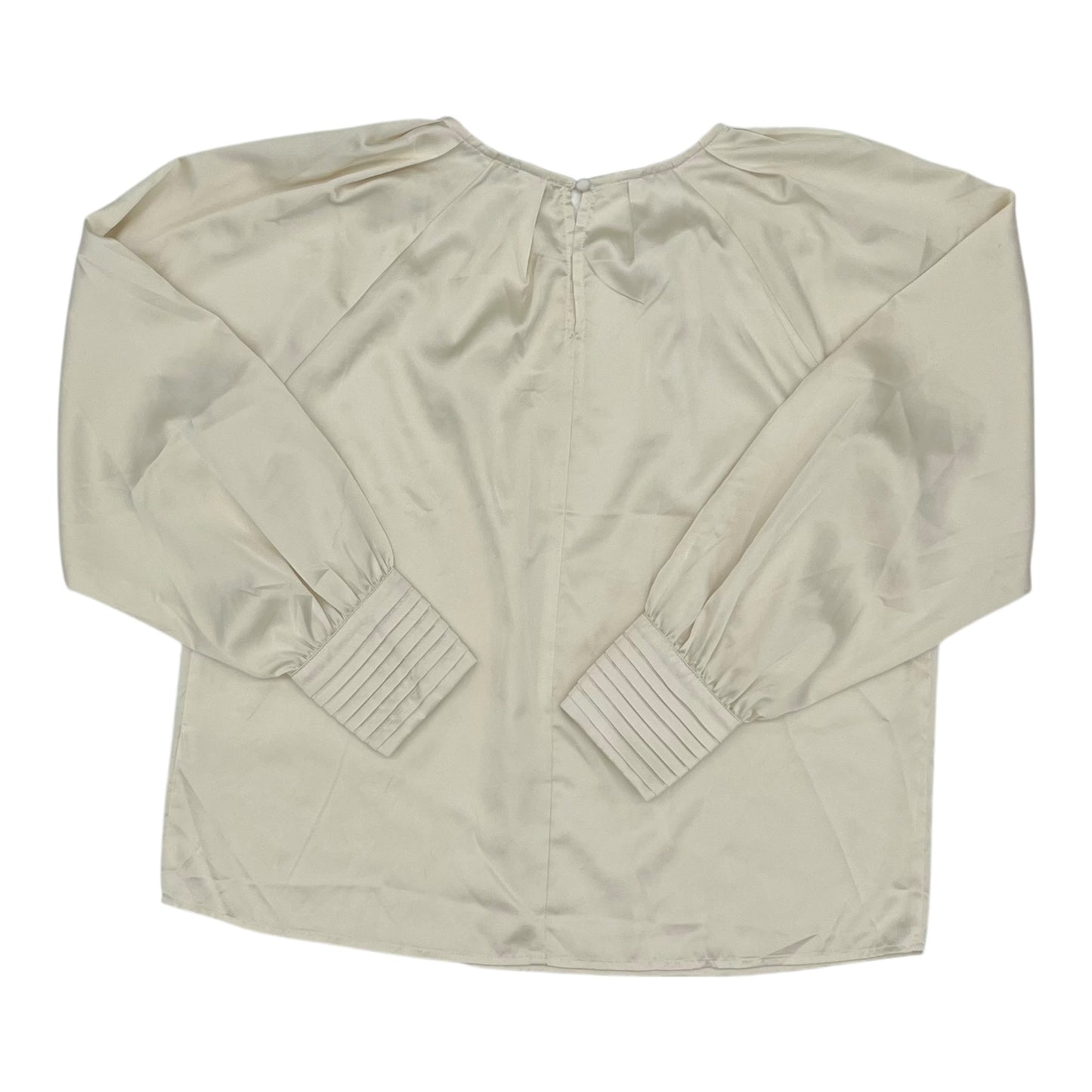 Blouse Ls By Blu Pepper In Cream, Size:S