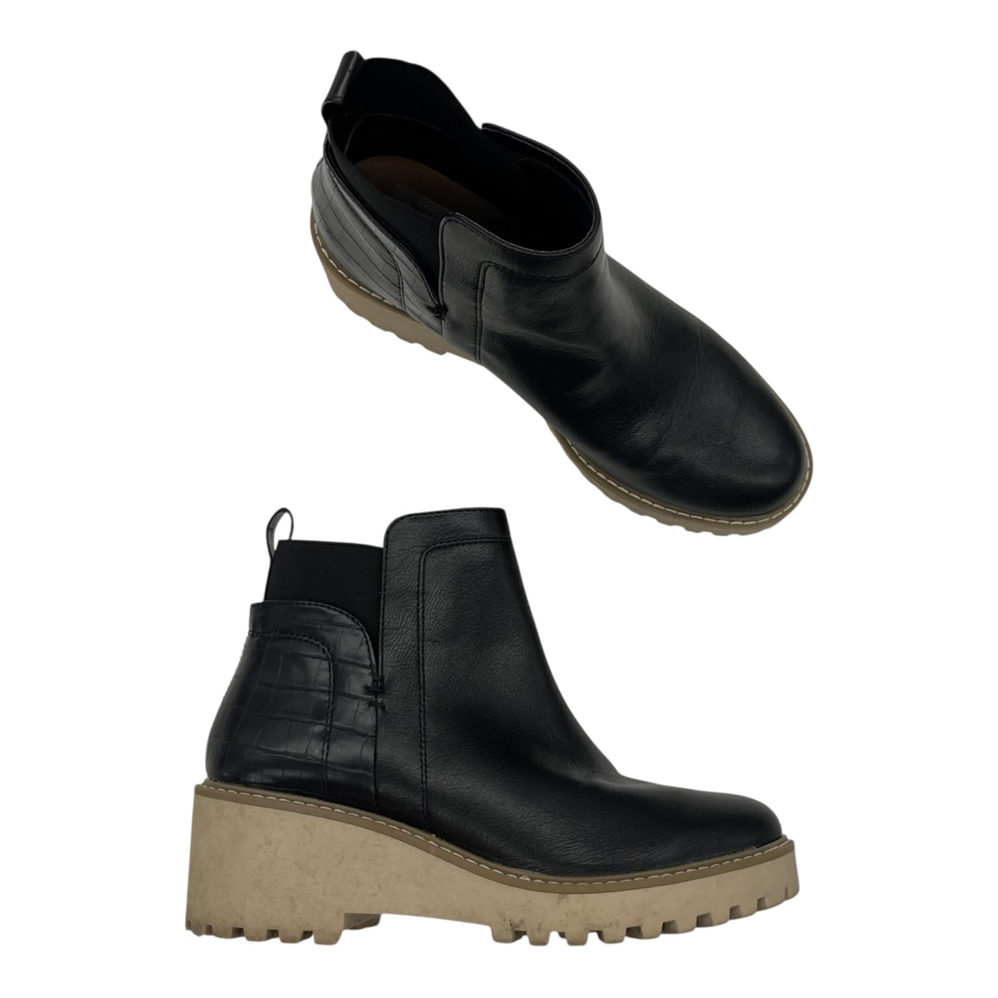 Boots Ankle Heels By Dolce Vita In Black, Size:8.5
