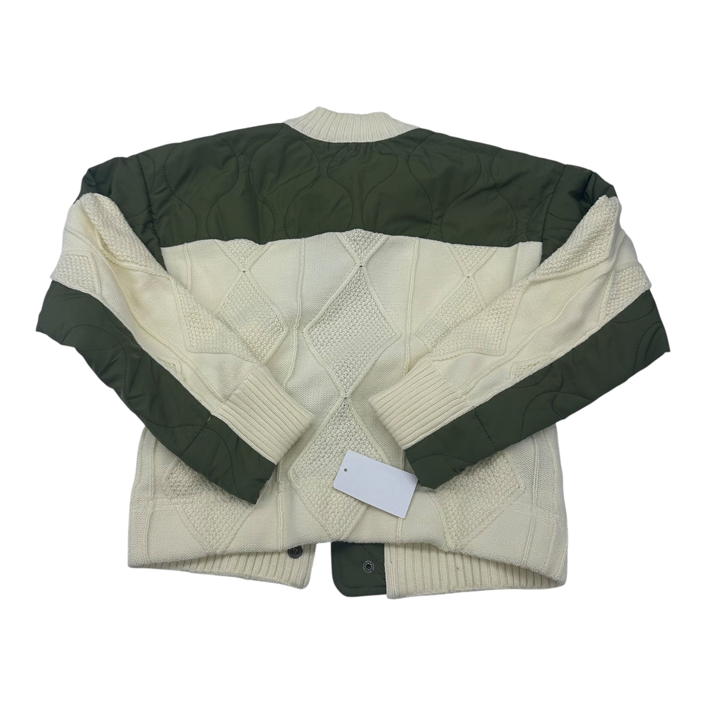 Jacket Other By Vigoss In Cream & Green, Size:S