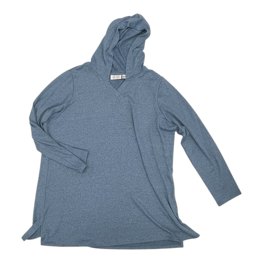 Top Ls Basic By D&Co. In Blue, Size:1X