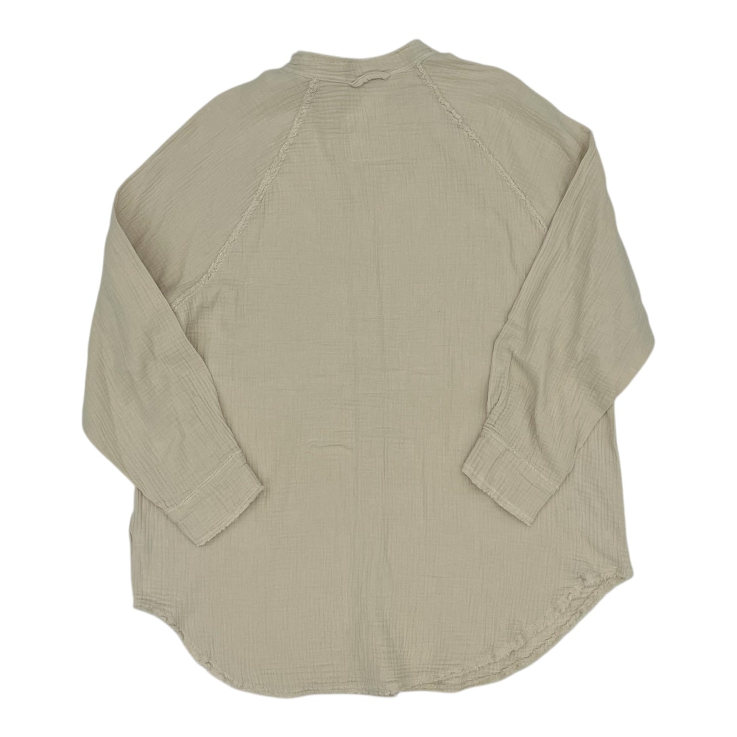 Blouse Ls By Aerie In Brown, Size:S