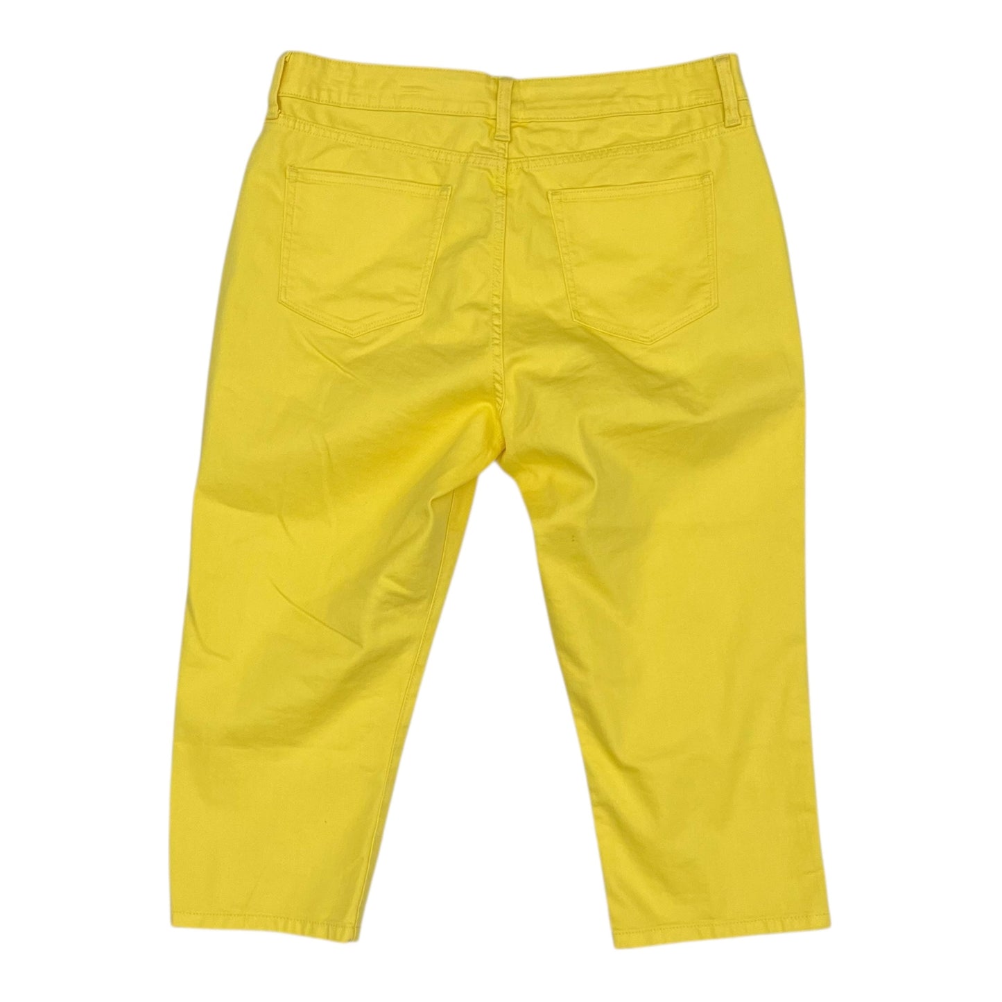 Pants Cropped By St Johns Bay In Yellow, Size:14
