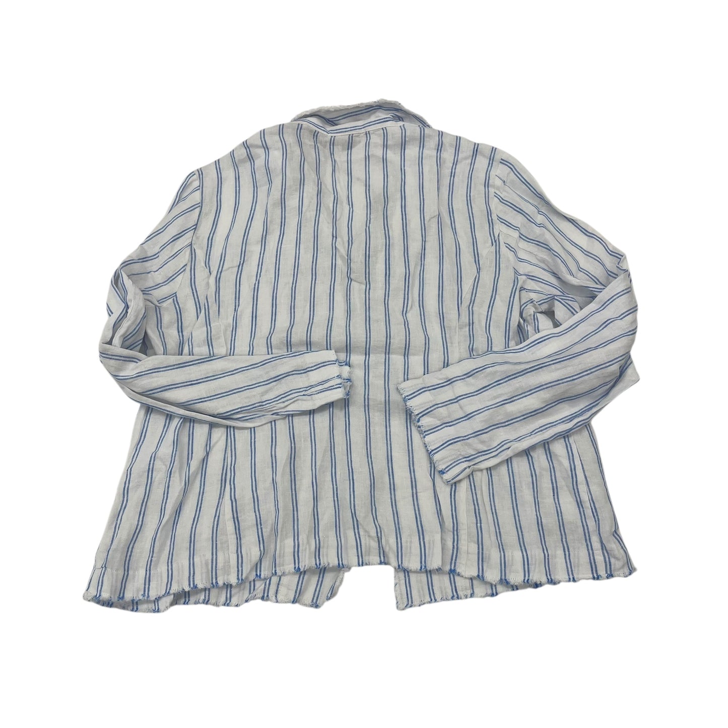 Top Ls By Jones And Co In Blue & White, Size:Xl