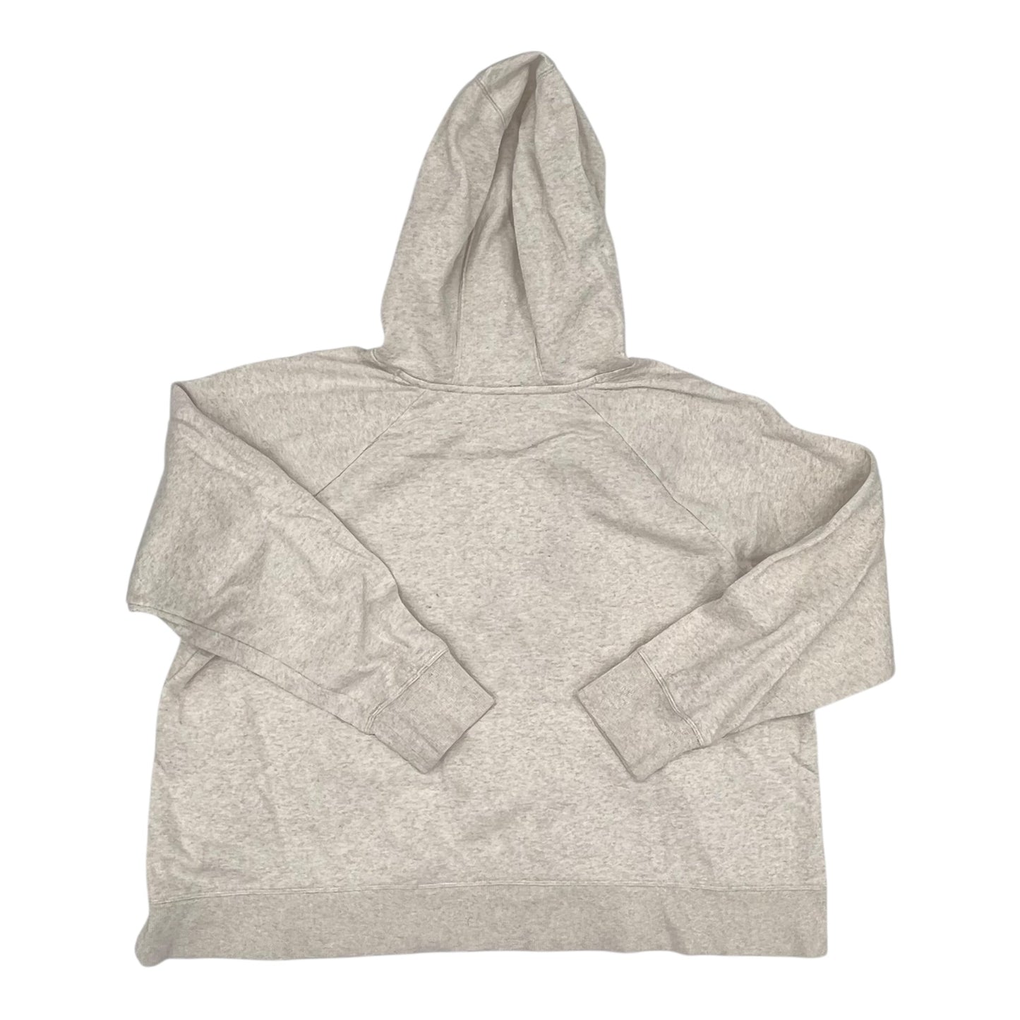 Athletic Sweatshirt Hoodie By Under Armour In Cream, Size:2X