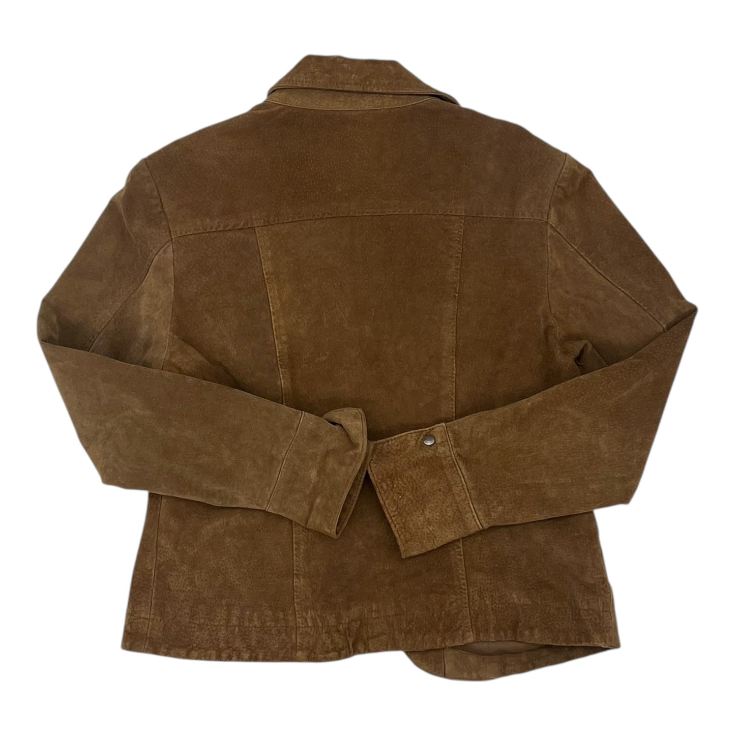 Jacket Leather By Christopher And Banks In Brown, Size:S