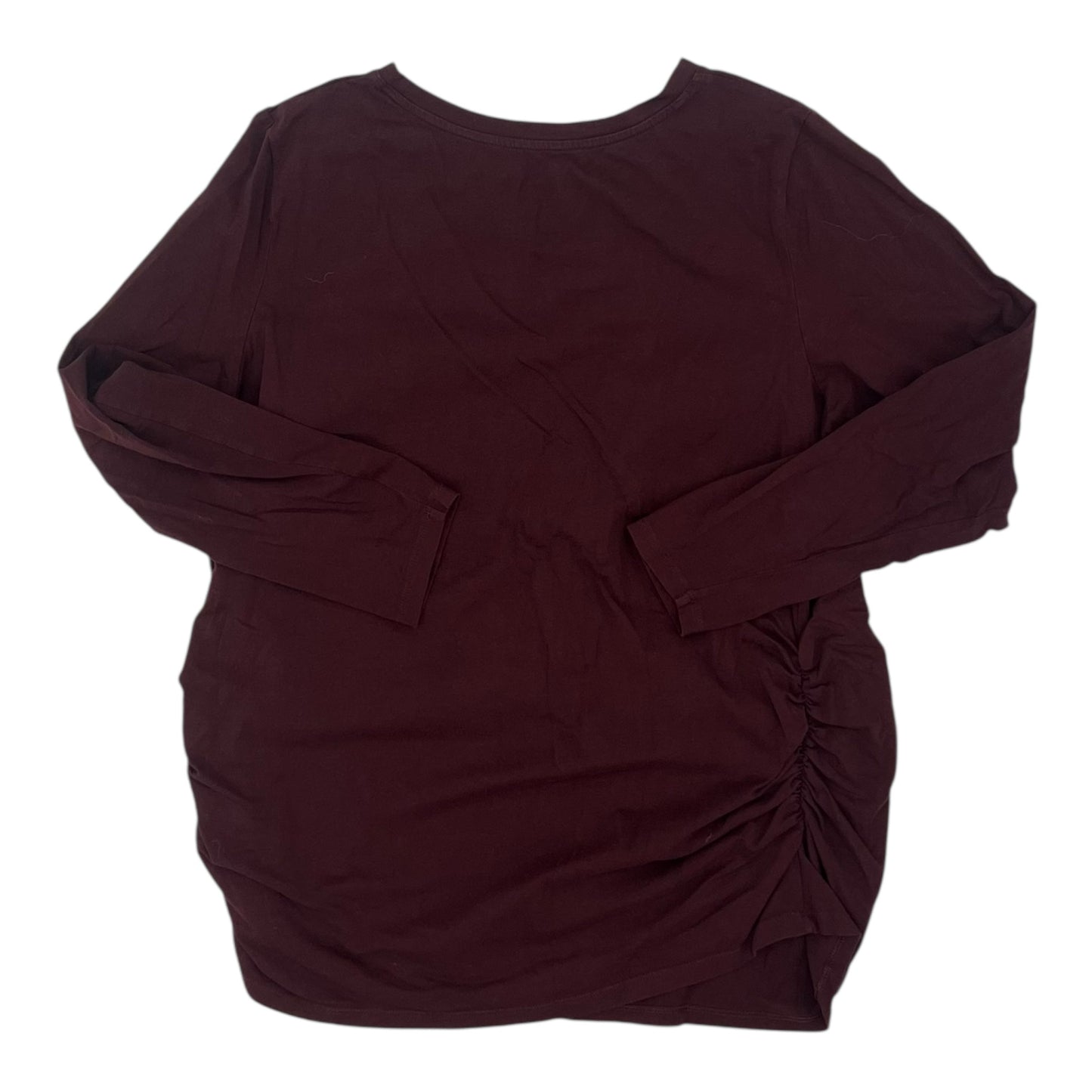 MATERNITY TOP LS by OLD NAVY in MAROON, Size:XL