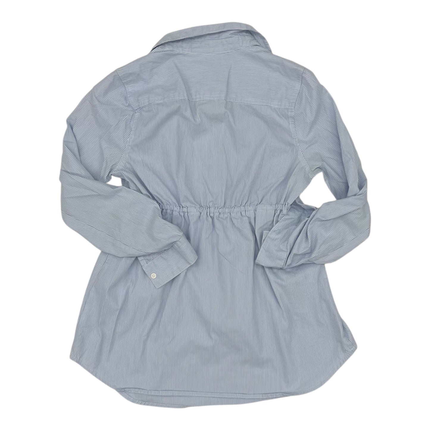 MATERNITY TOP LS by MOTHERHOOD in BLUE & WHITE, Size:S