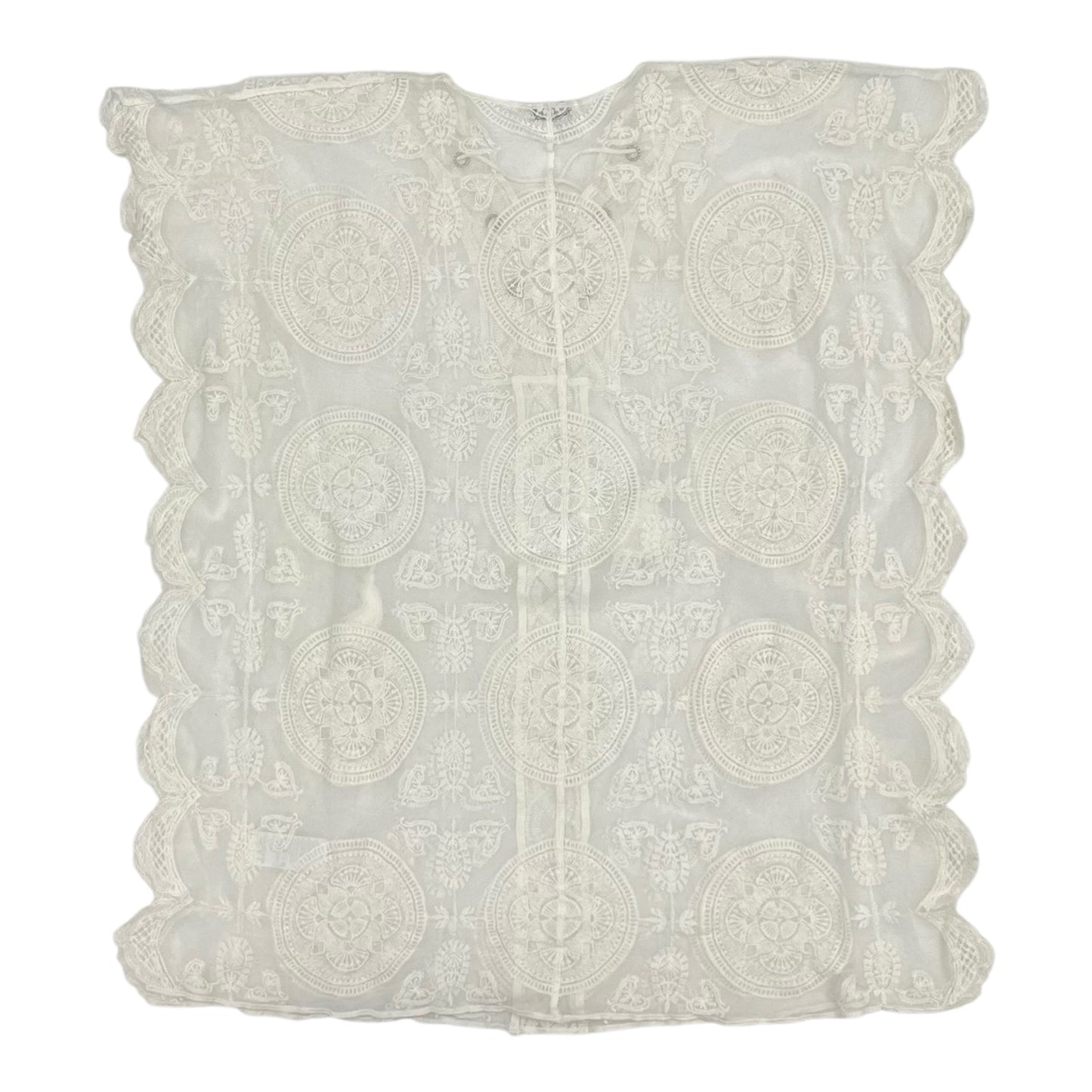 PONCHO by CLOTHES MENTOR in WHITE, Size:OSFM