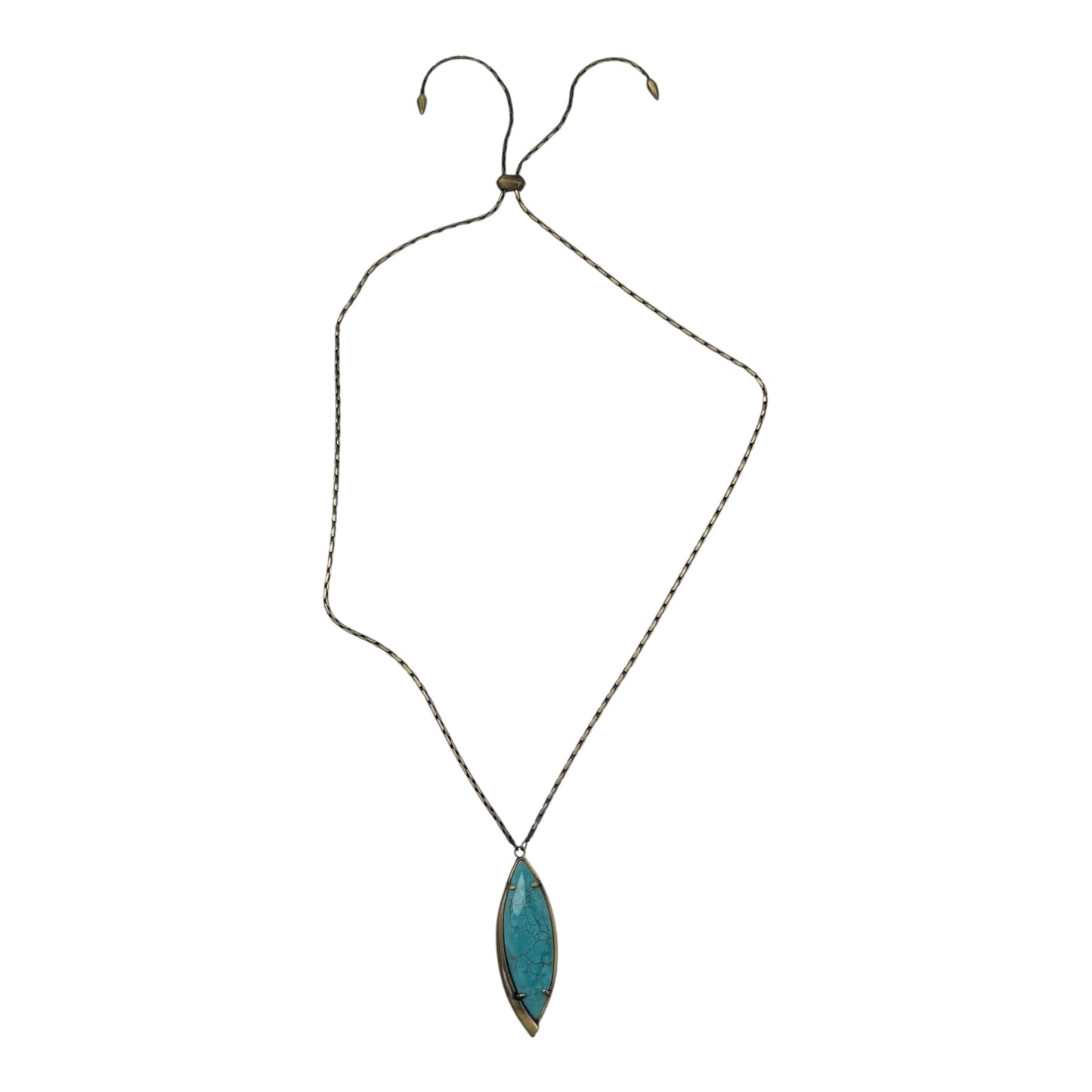 NECKLACE PENDANT by KENDRA SCOTT In GOLD & GREEN