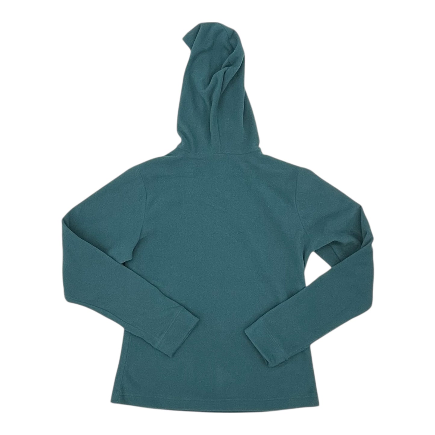 Athletic Top Ls Collar By The North Face In Teal, Size:S