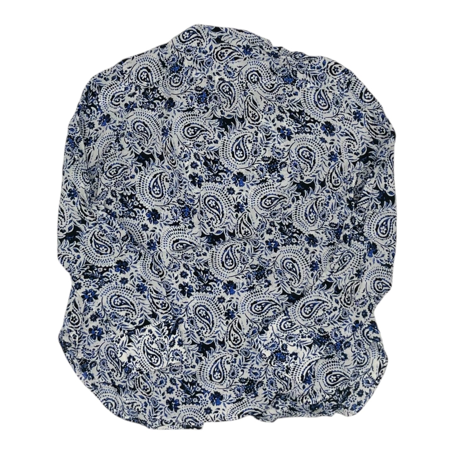 Blouse Ls By Talbots In Blue, Size:Sp