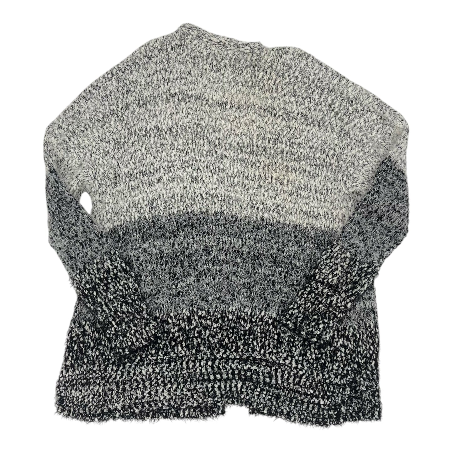 Sweater Cardigan By Maurices In Black & Cream, Size:Xl