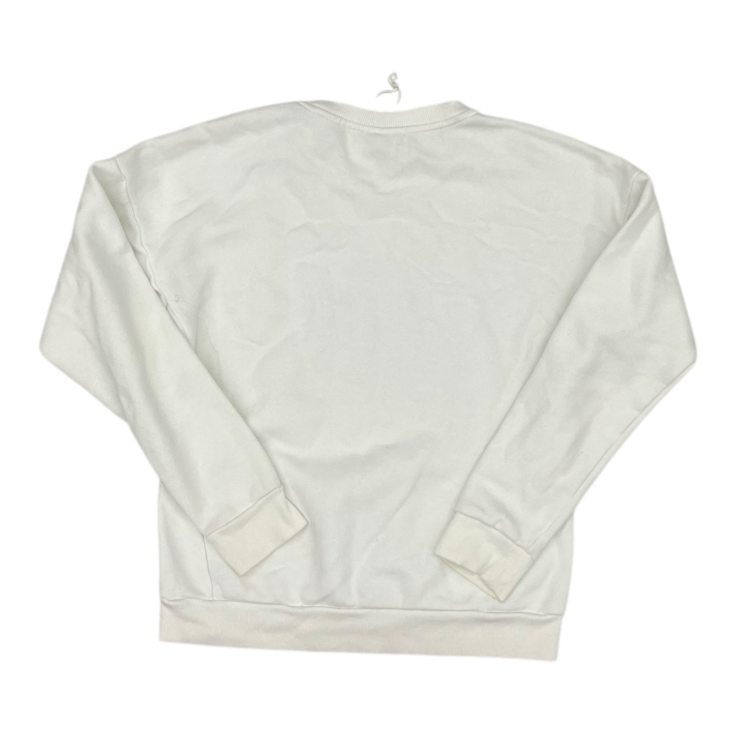Athletic Sweatshirt Crewneck By Adidas In White, Size:S