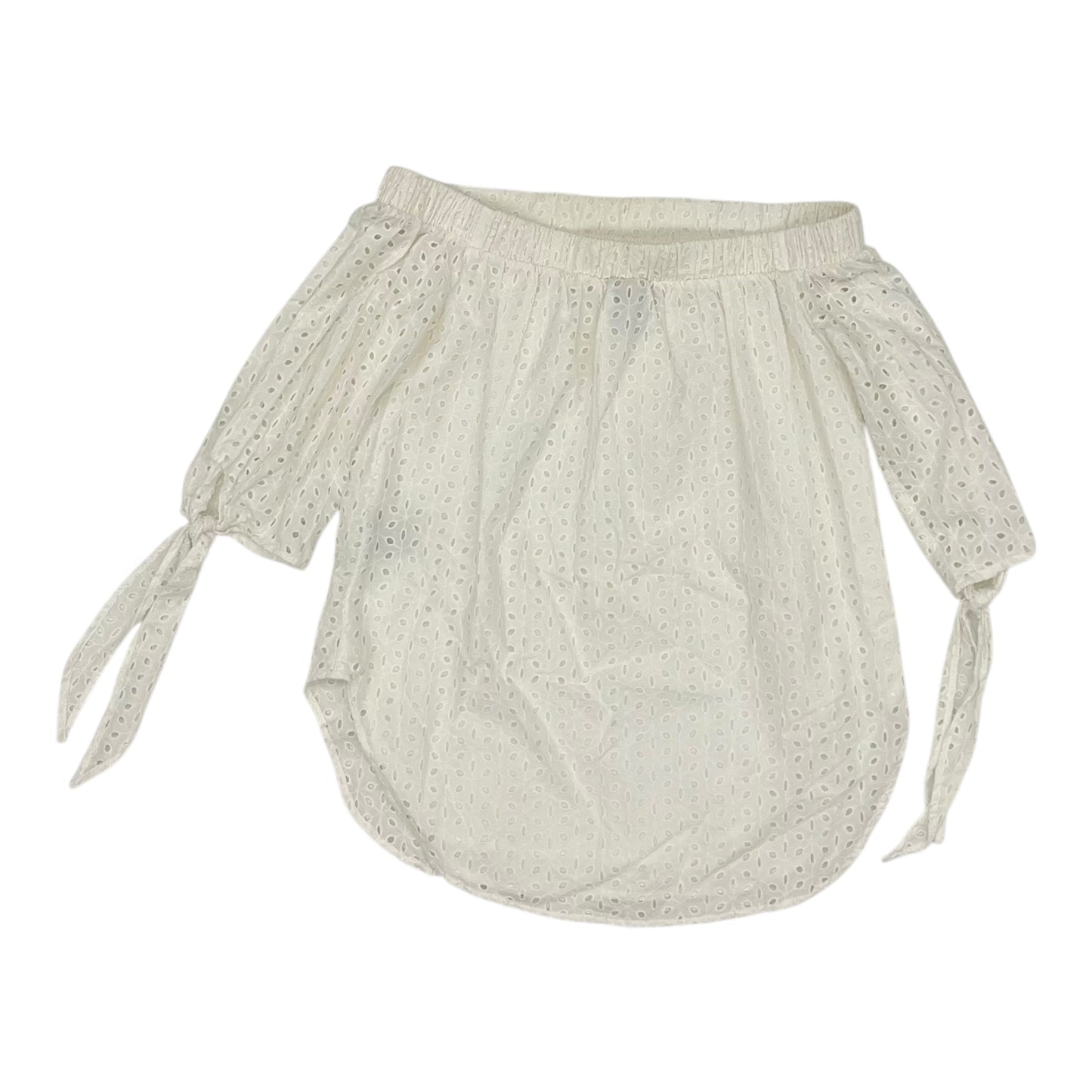 Top 3/4 Sleeve By Mossimo In Cream, Size:Xs
