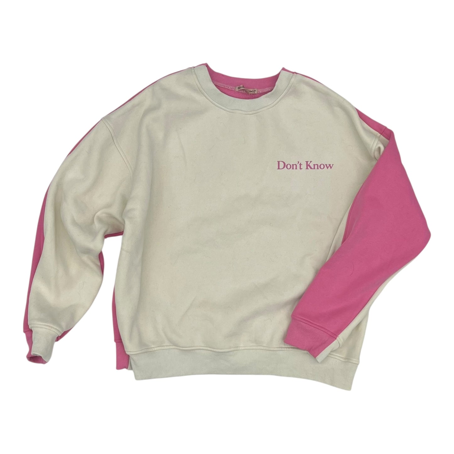 Sweatshirt Crewneck By Clothes Mentor In Pink, Size:Xl