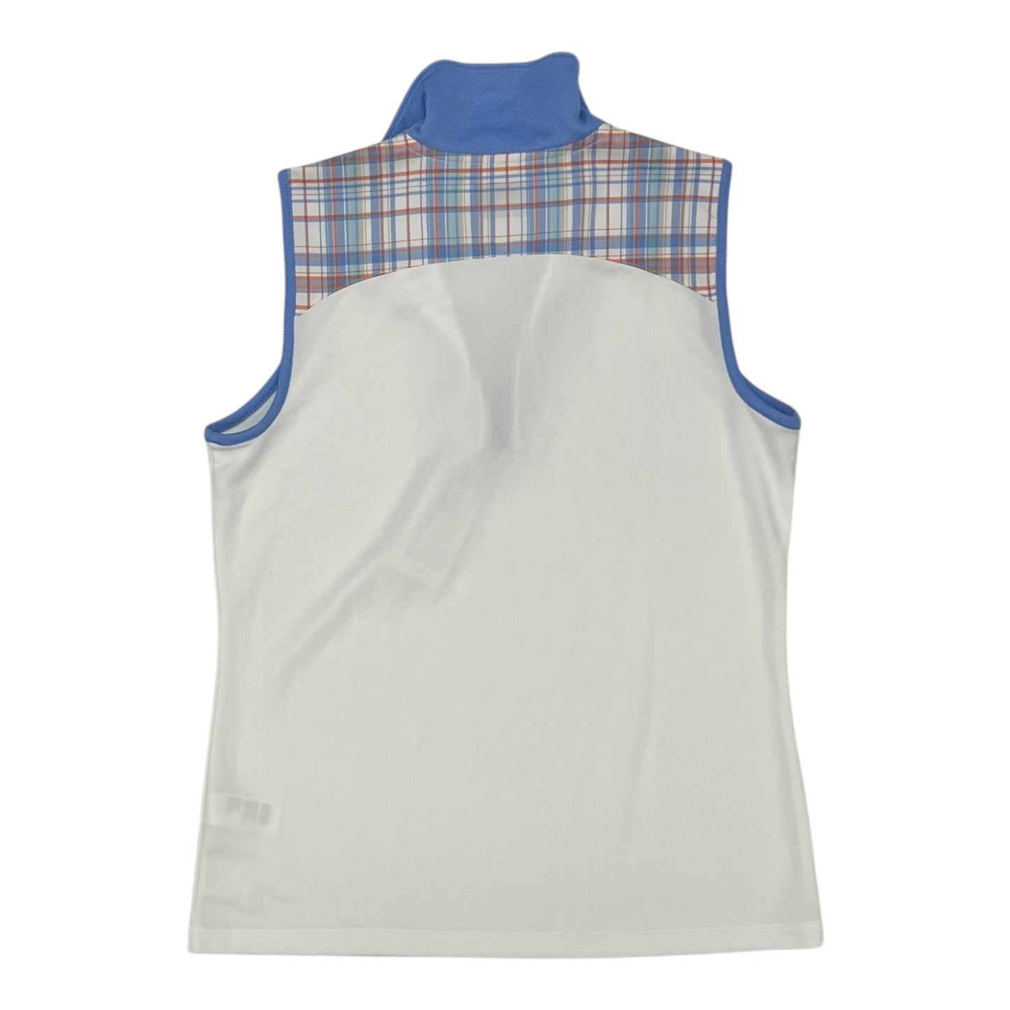 Athletic Tank Top By Izod In Blue & White, Size:M