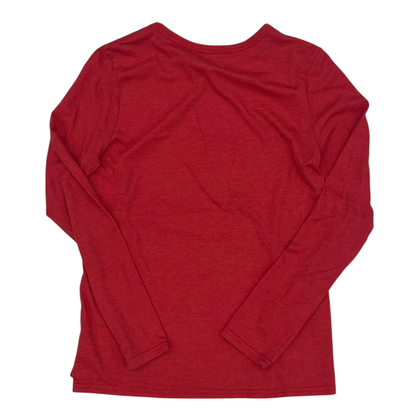 Top Ls By Time And Tru In Red, Size:M