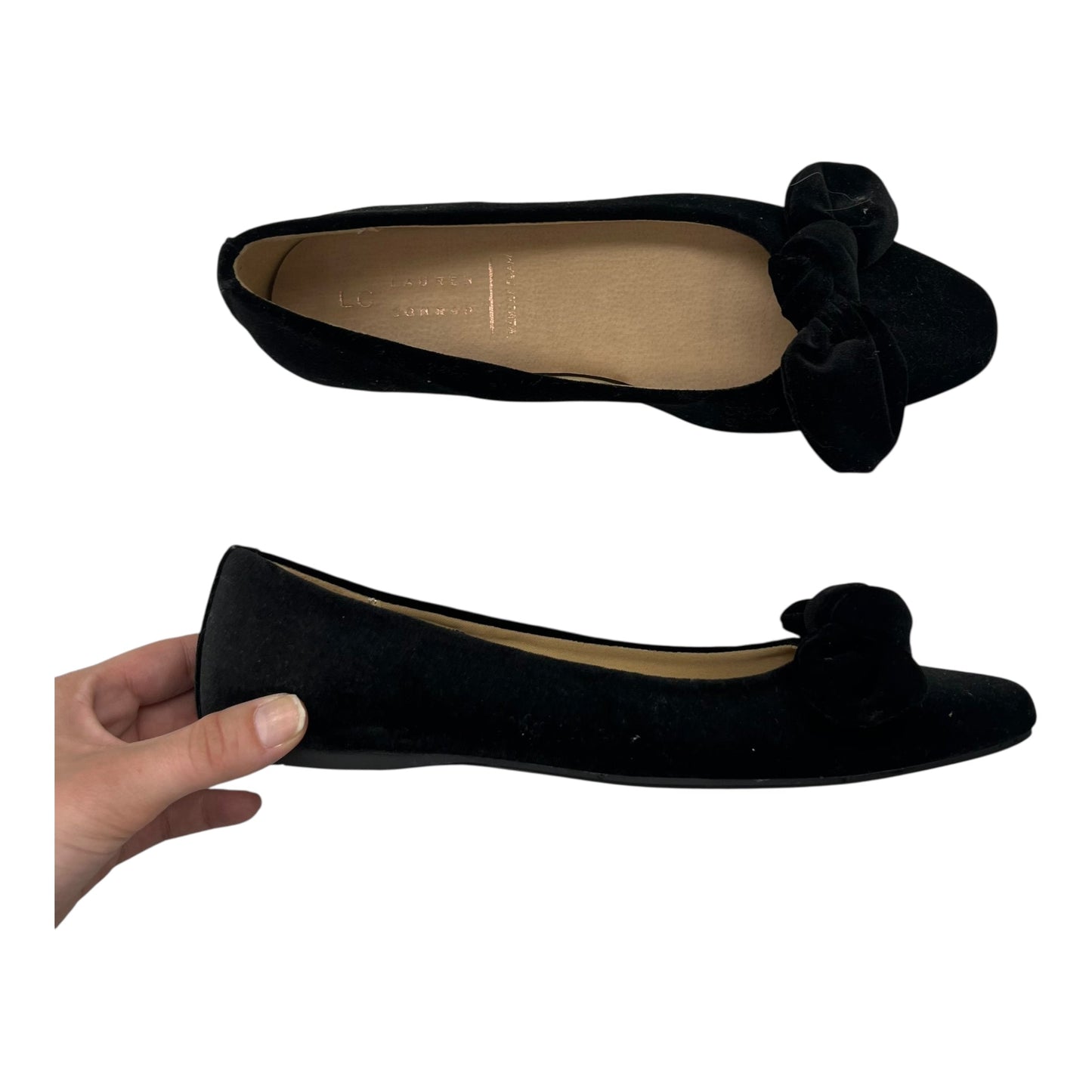 Shoes Flats By Lc Lauren Conrad In Black, Size:7.5