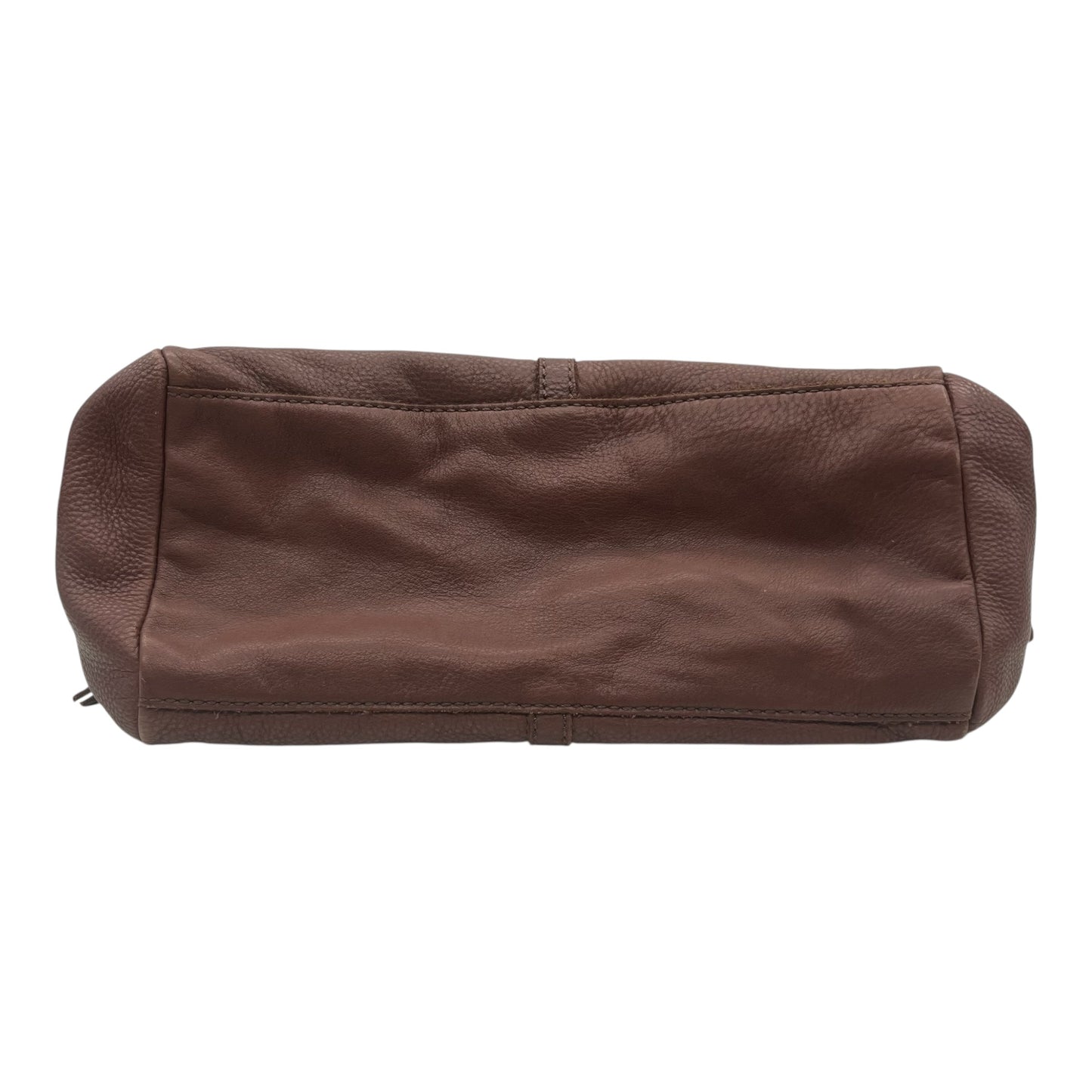 Handbag Leather By Fossil In Brown, Size:Medium