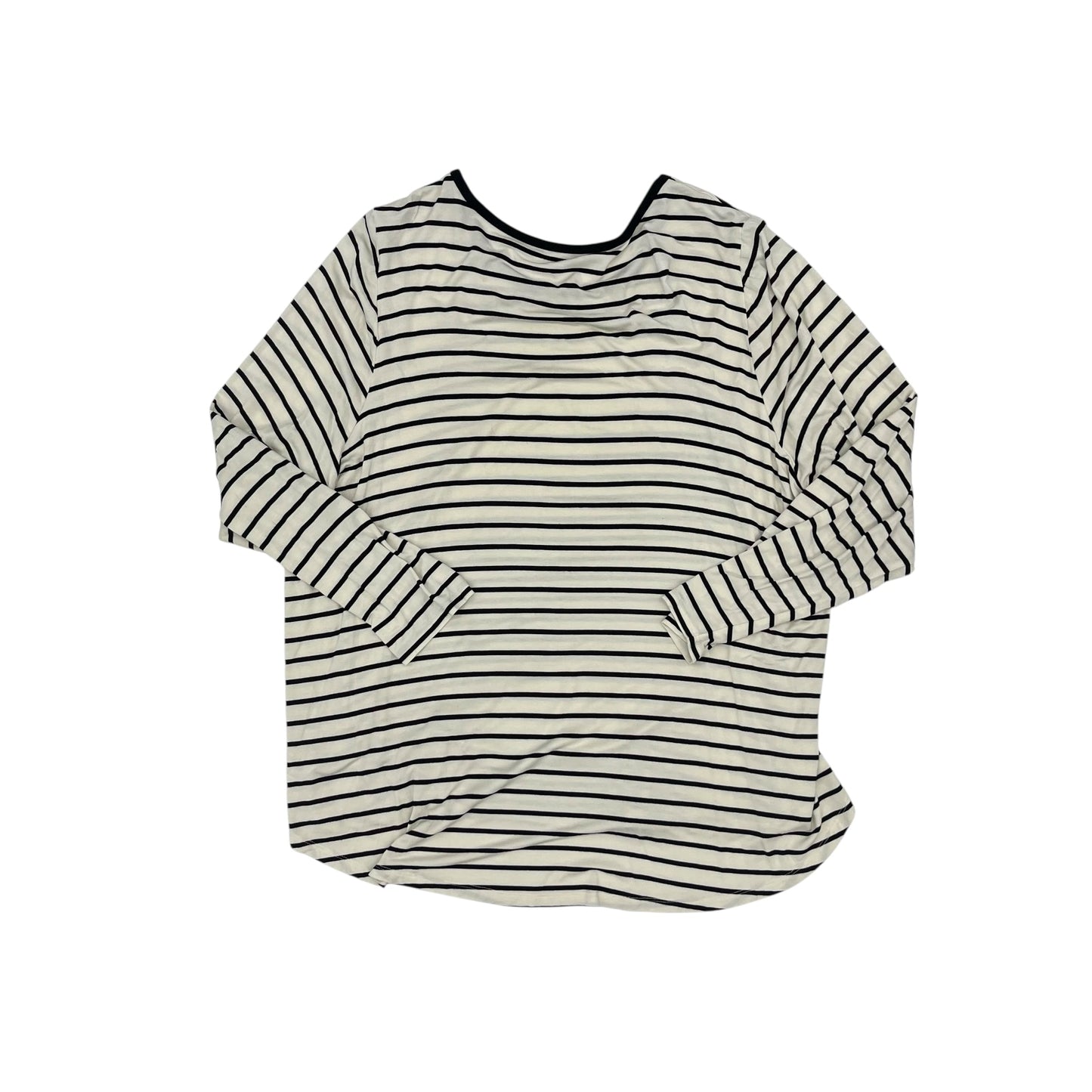 Top Ls By Lane Bryant In Black & Cream, Size:4X
