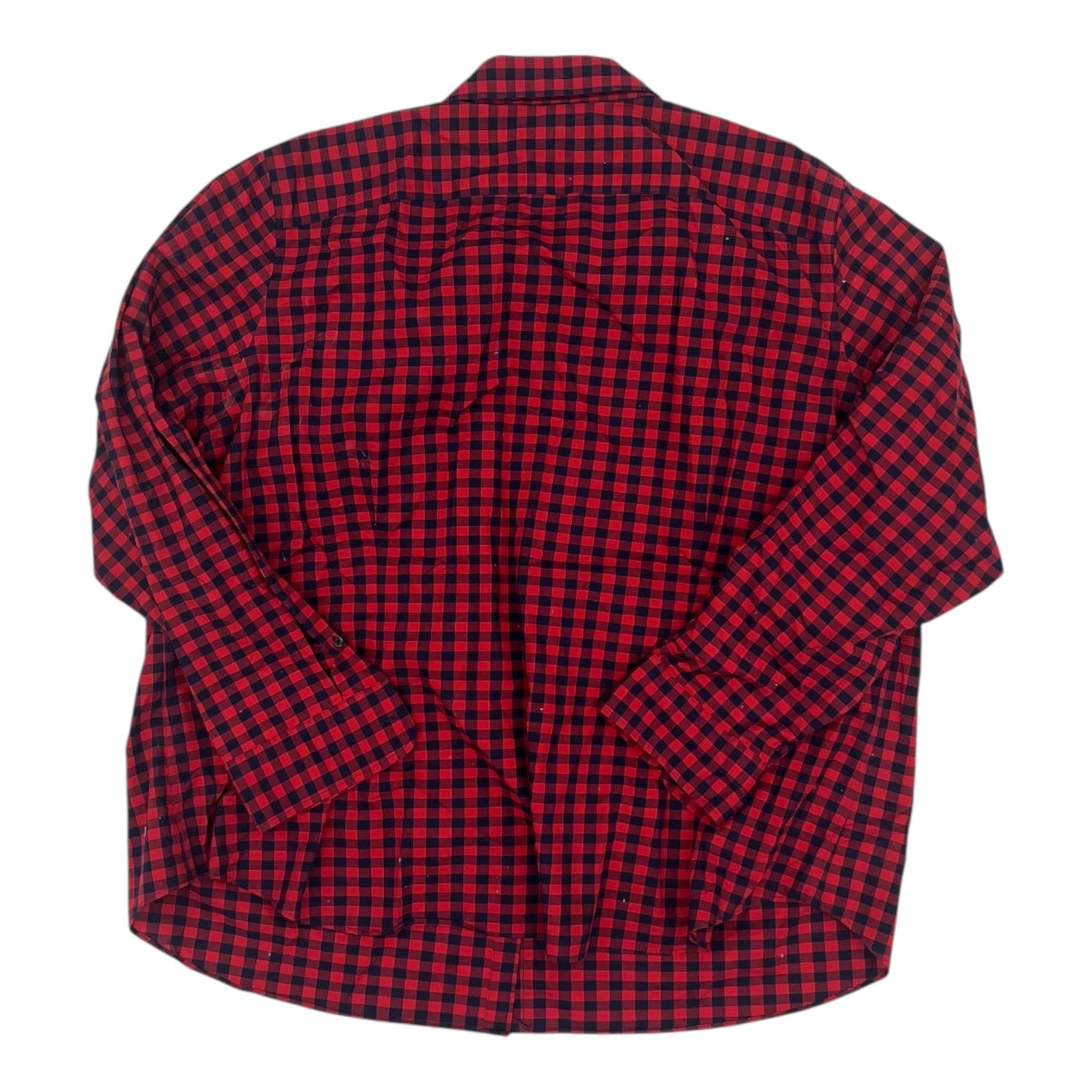 Blouse Ls By Chaps In Red, Size:3X