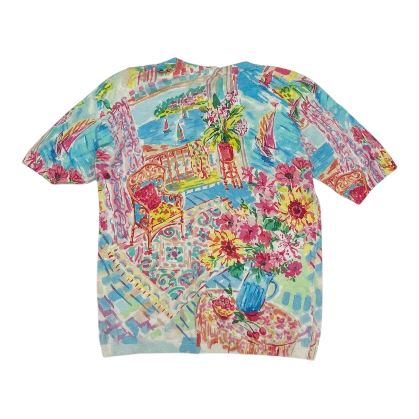 Sweater Ss By Talbots In Multi, Size:S